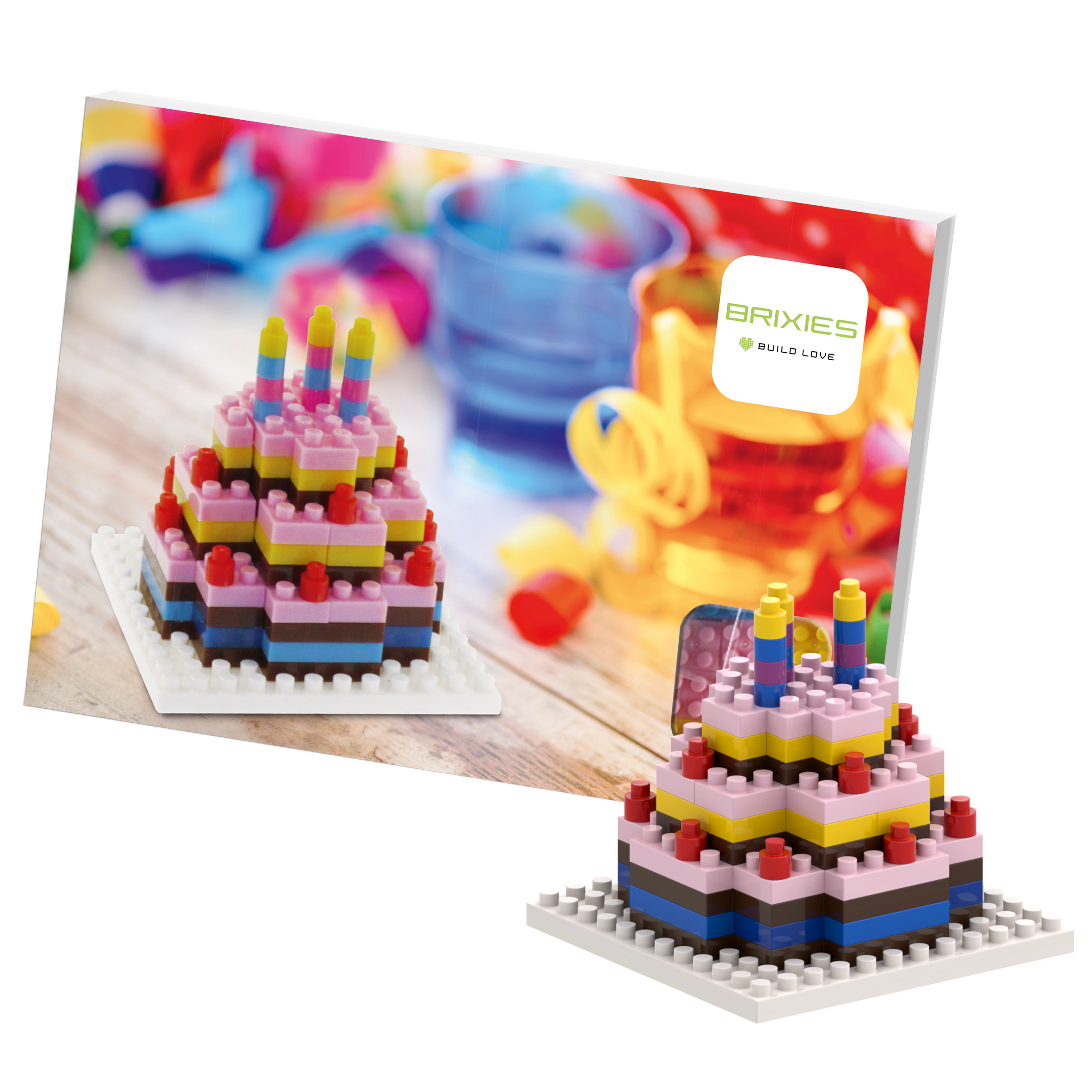 Postcard Birthday Cake