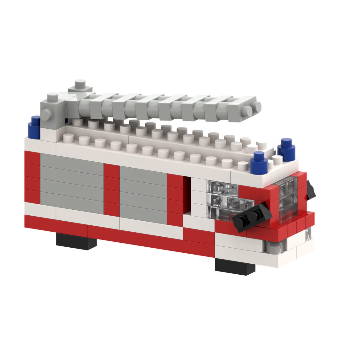 Postcard Fire Truck