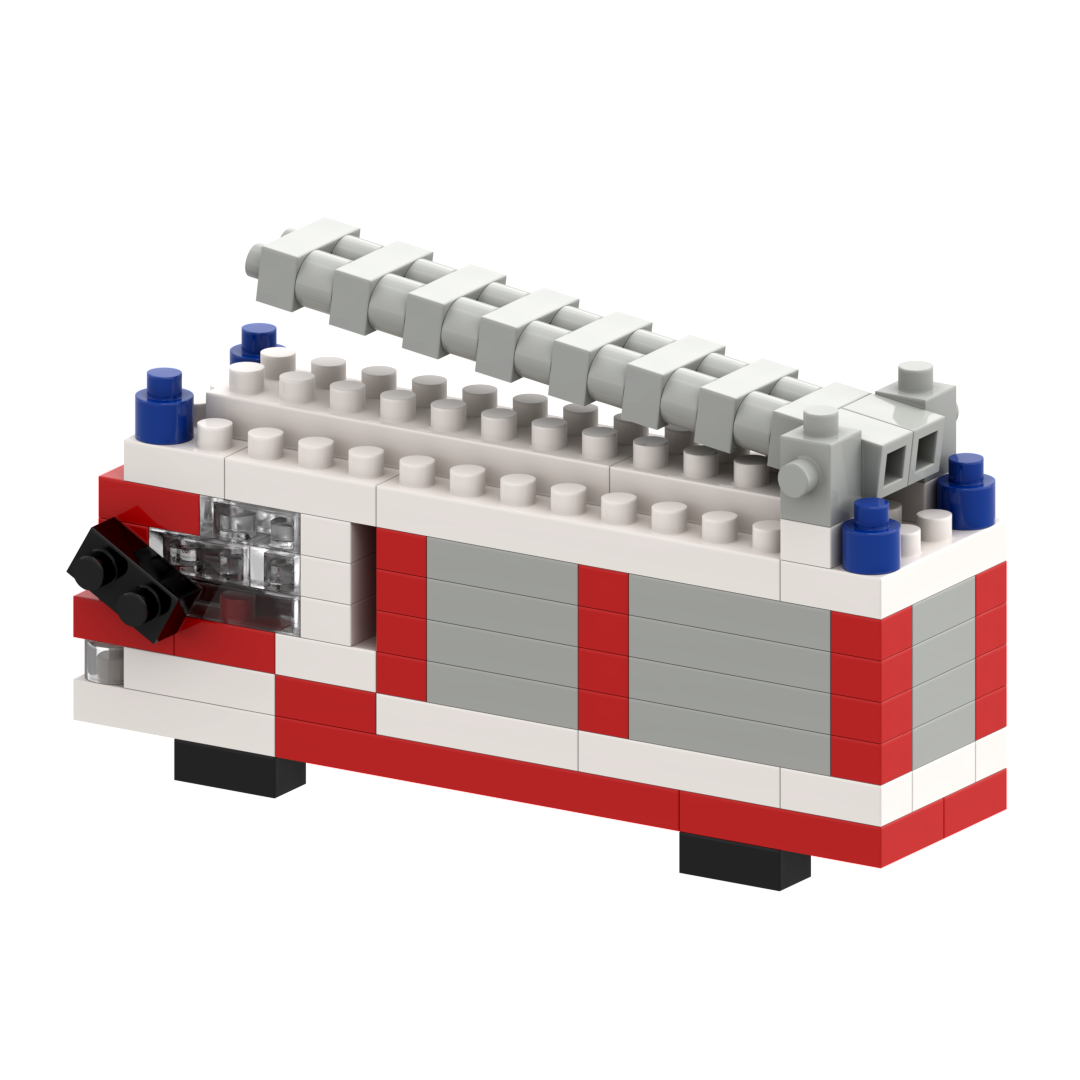 Postcard Fire Truck