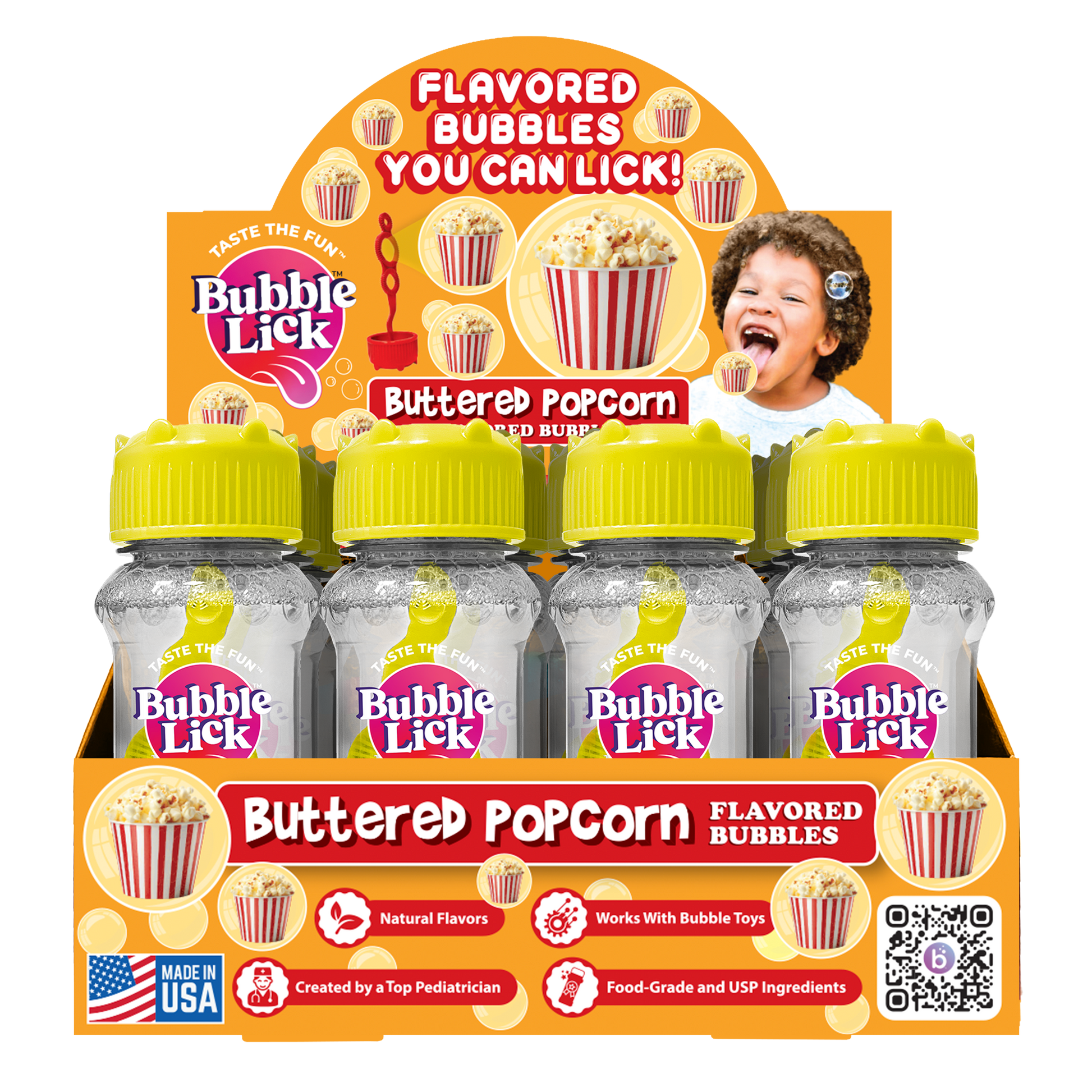 Bubblelick Buttered Popcorn Bubbles