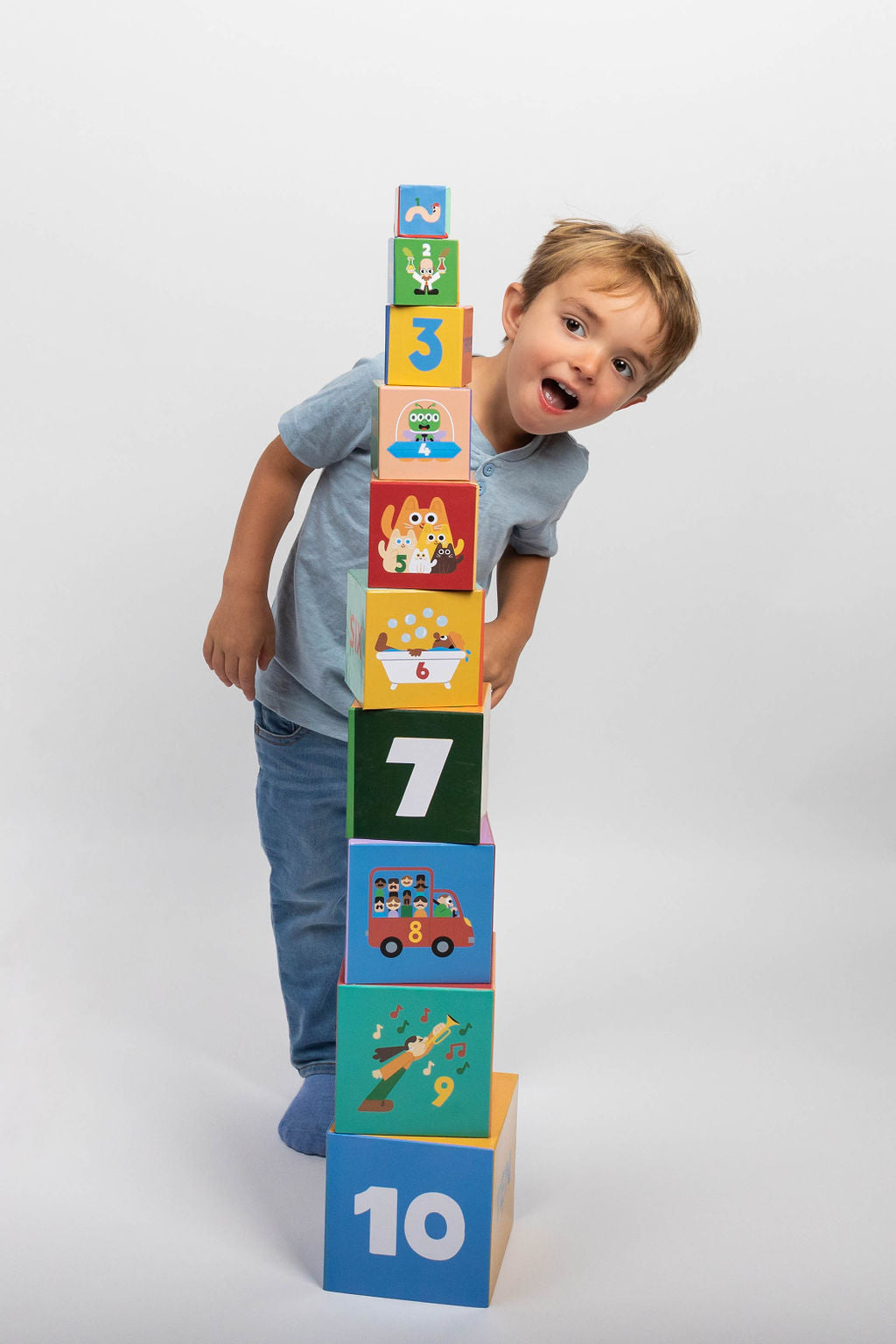 Nolja Number Stacking & Nesting Blocks