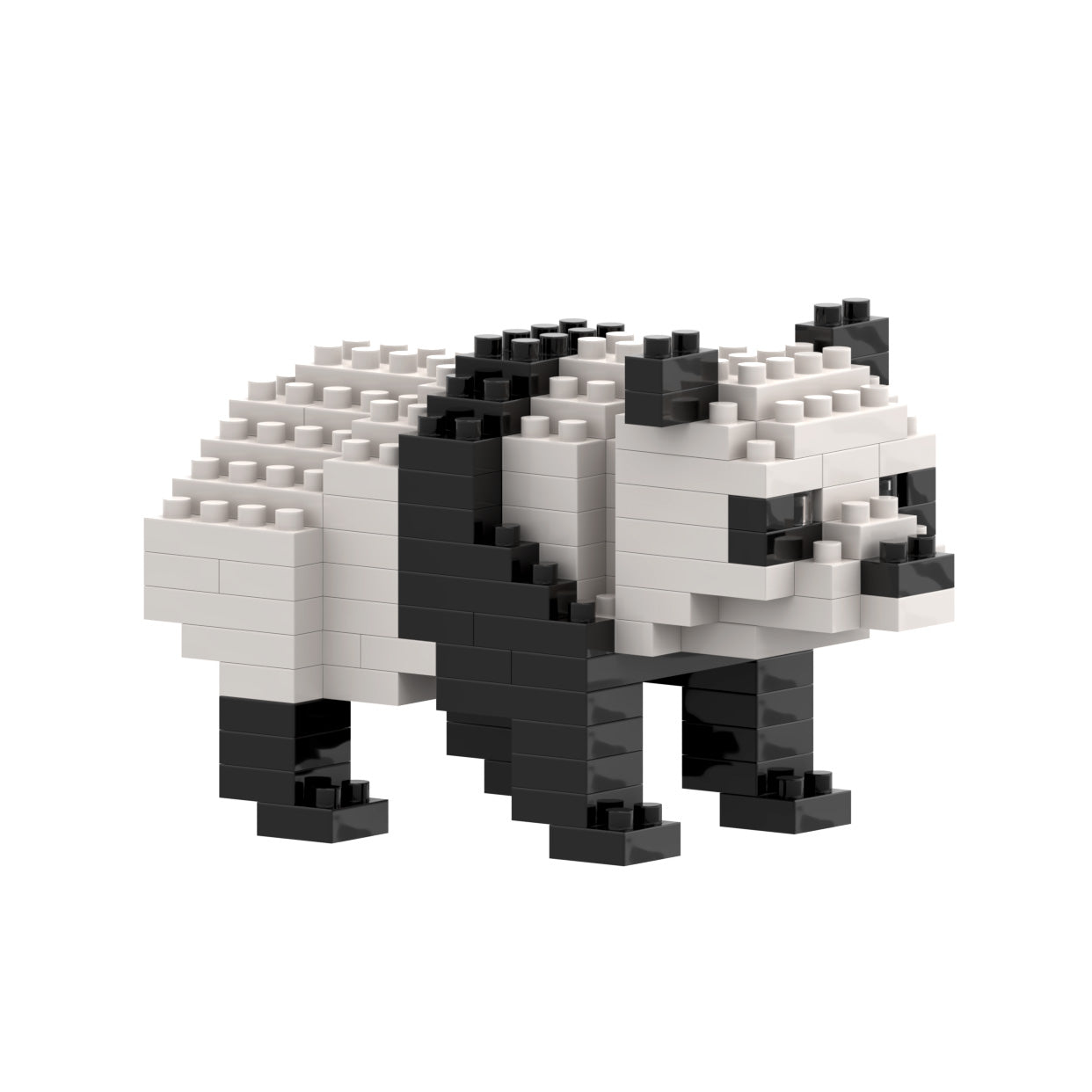 Brixies Large Zip Bag Panda Standing