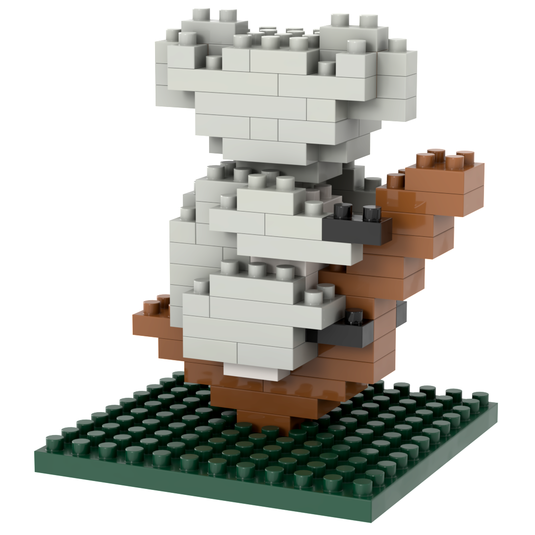 Brixies Small Zip Bag Koala