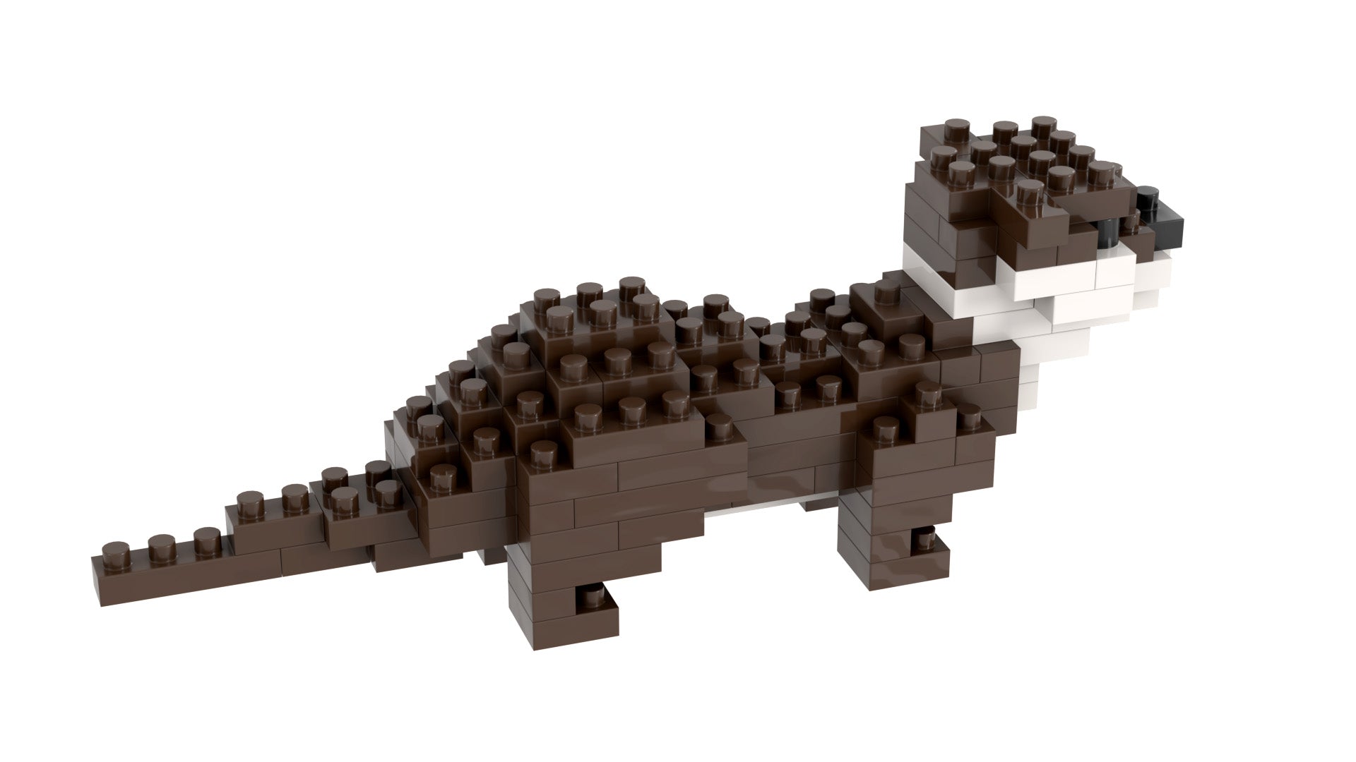 Brixies Small Zip Bag Otter