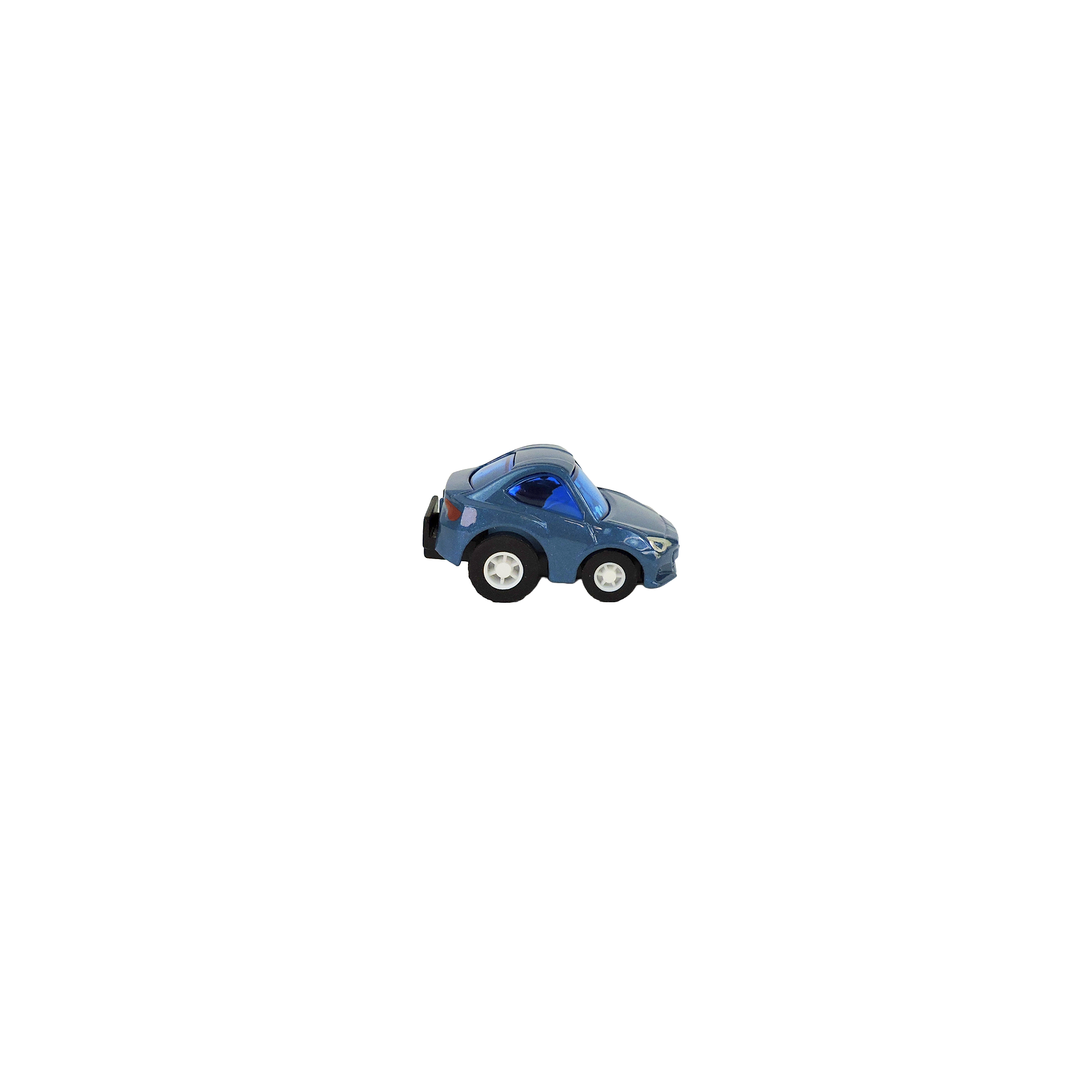 A medium Alloy Alley pull-back vehicle toy car from the Alloy Alley Med. Vehicle in Blind Container Box Asst, shown from the side on a white background.