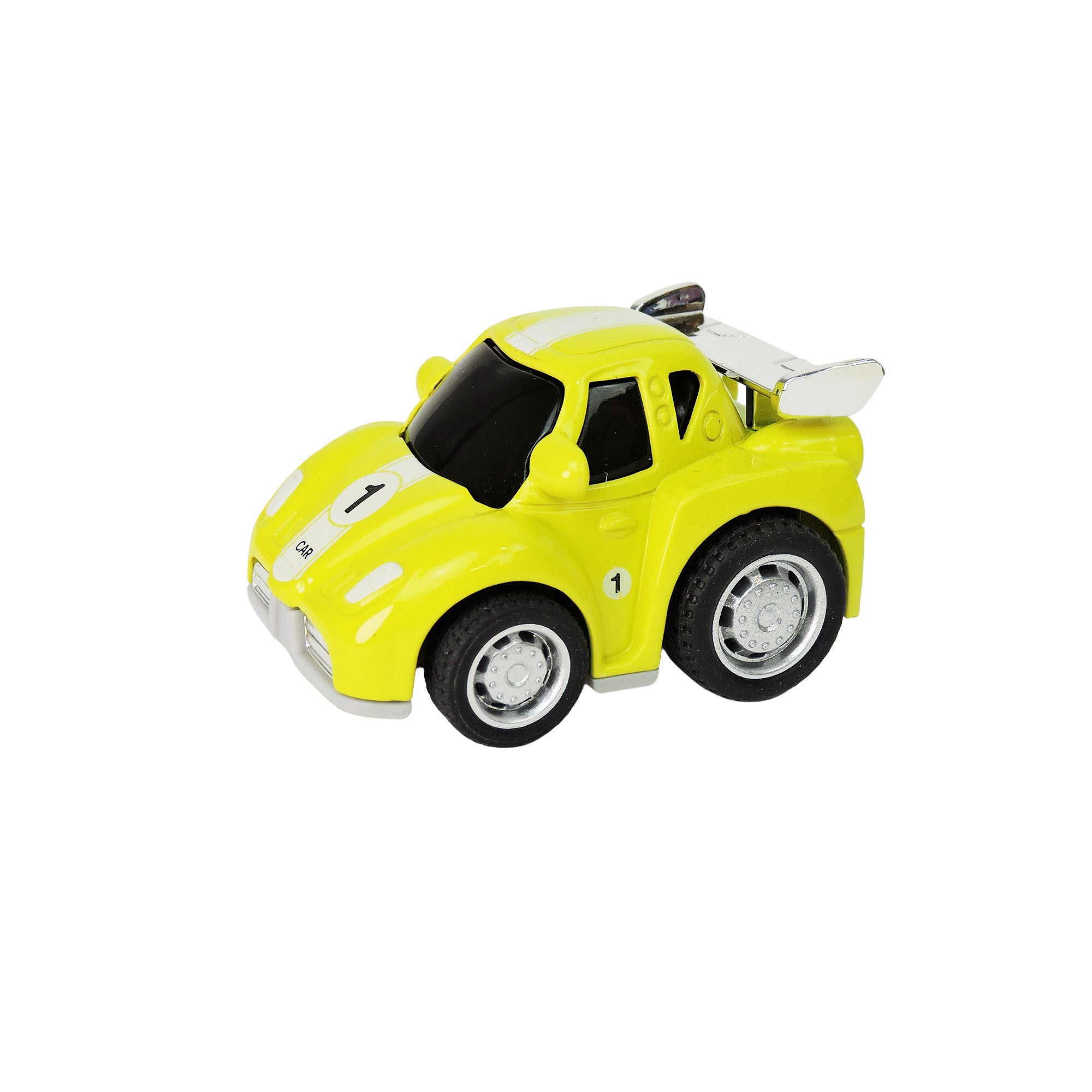 The Alloy Alley Large Die Cast P/B Car in Building Block Box, by Alloy Alley, is a collectible toy car—ideal for enthusiasts and presented on a plain white background.
