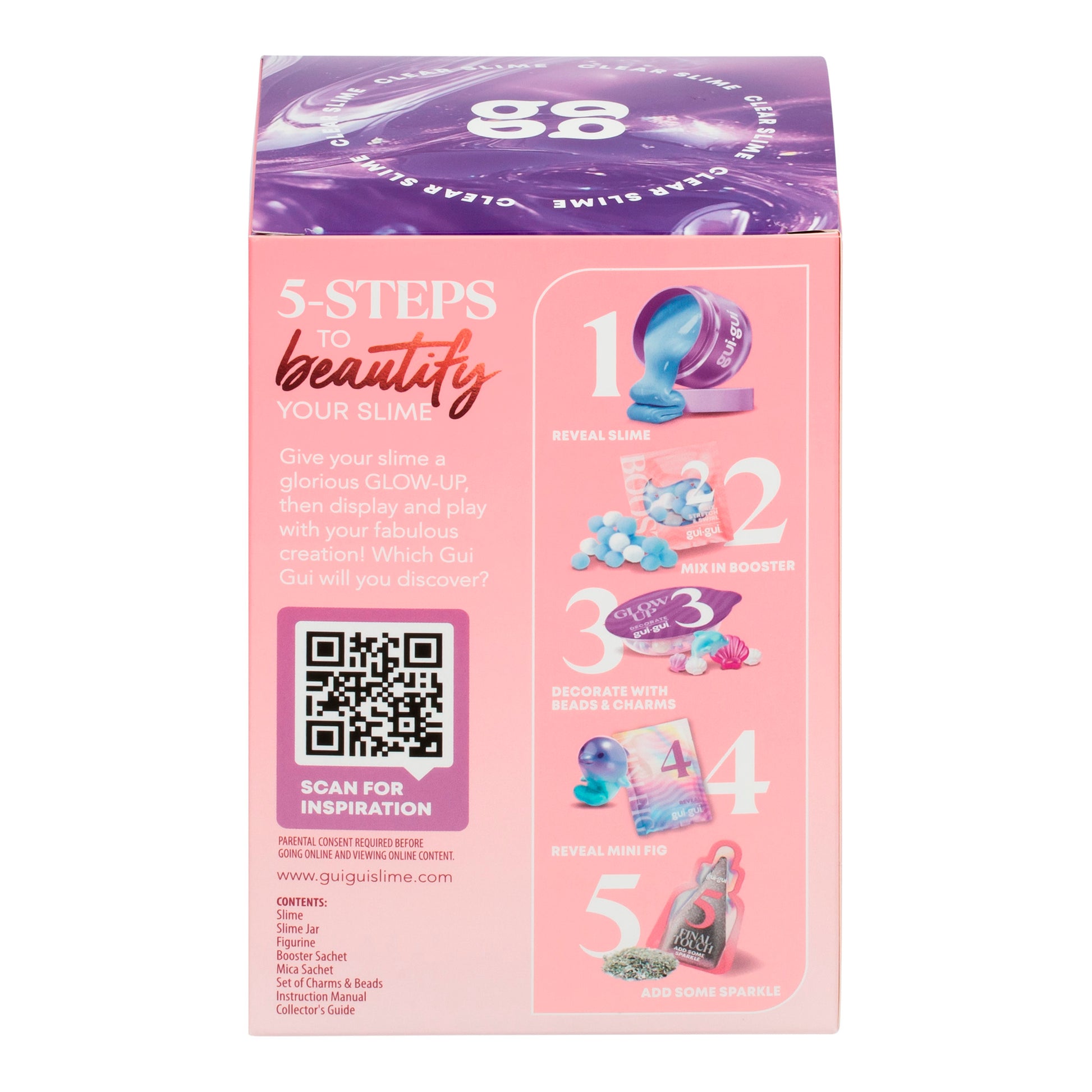 Product packaging with step-by-step instructions on a white background