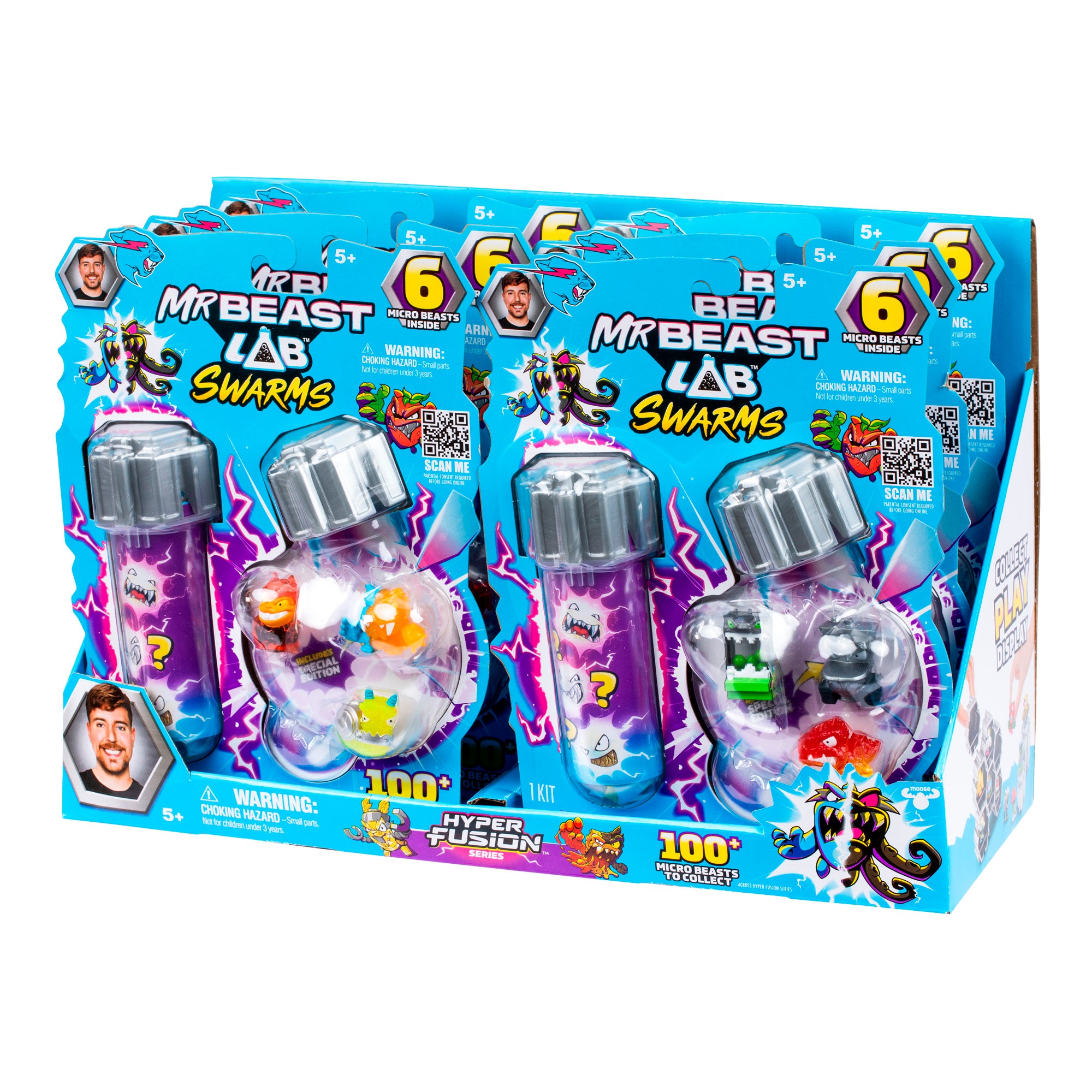 MrBeast Lab Hyper Fusion Swarms 6-Pack – Toysmith