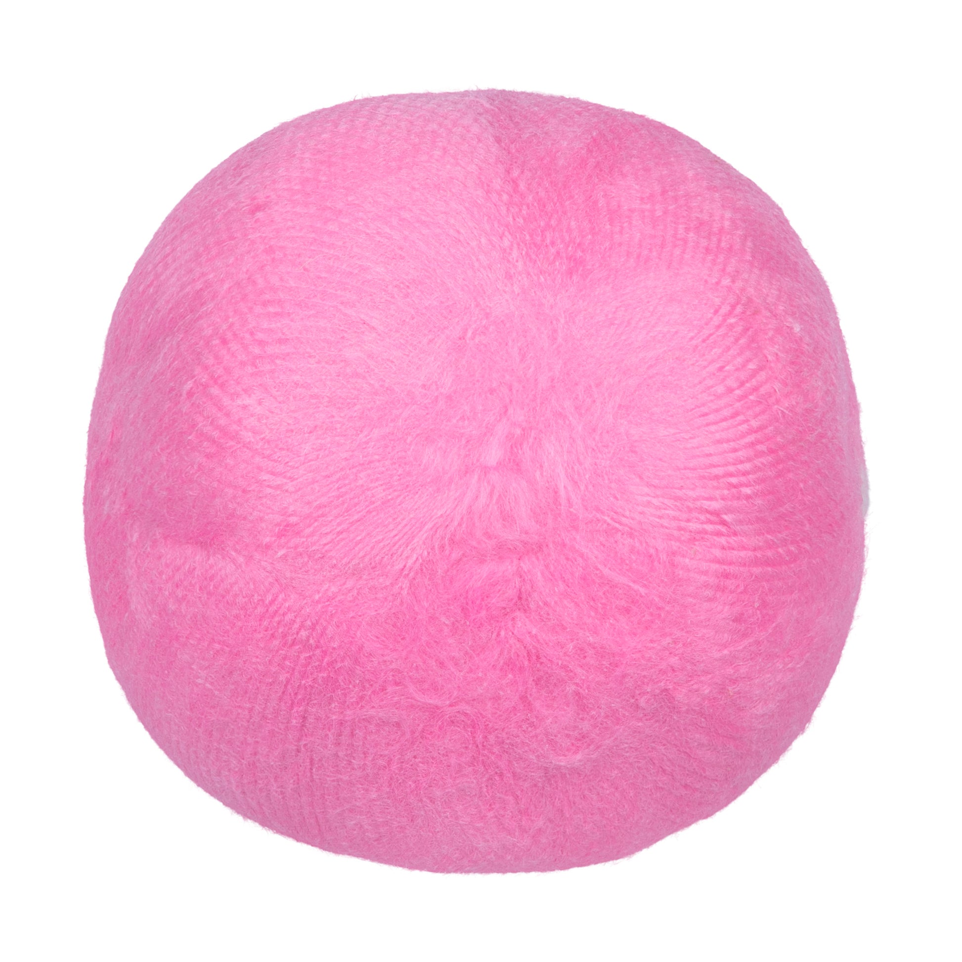 A Scruff-a-Luvs Pet Scruff Playset, featuring a round, fluffy pink plush toy resembling a soft pom-pom, is displayed against a plain white background.