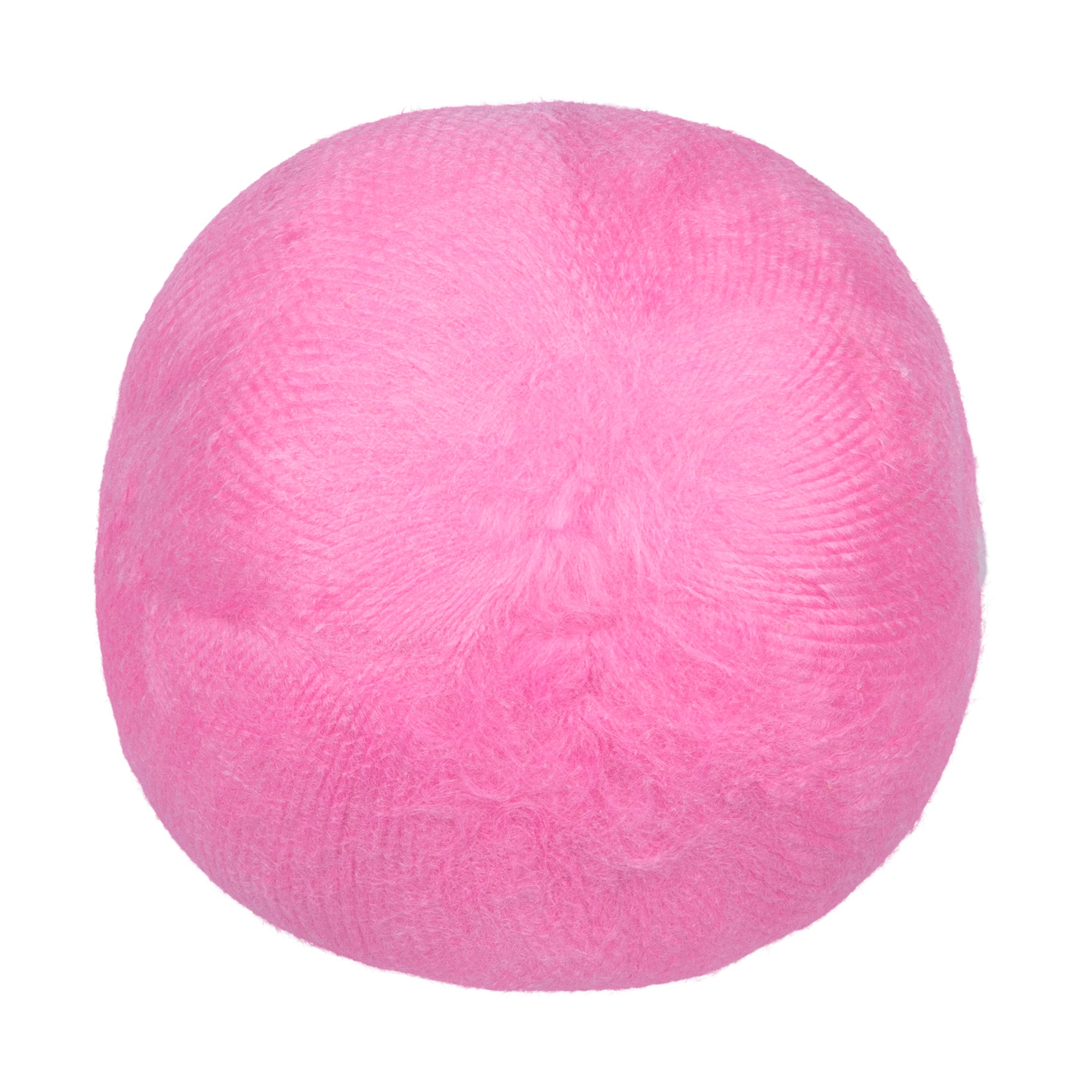 A Scruff-a-Luvs Pet Scruff Playset, featuring a round, fluffy pink plush toy resembling a soft pom-pom, is displayed against a plain white background.