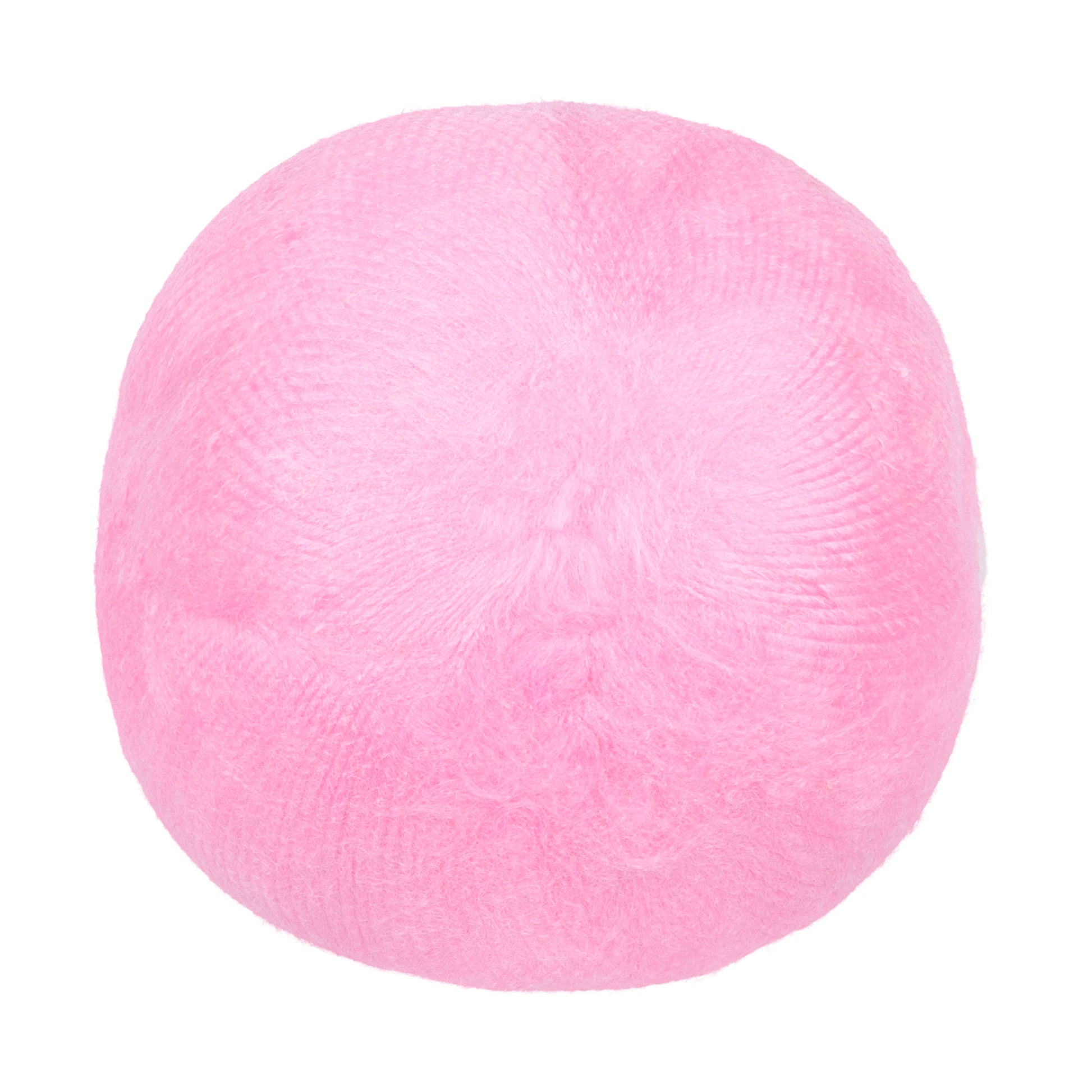 A Scruff-a-Luvs Pet Scruff Playset plush, round and fluffy in bright pink, photographed against a white background.