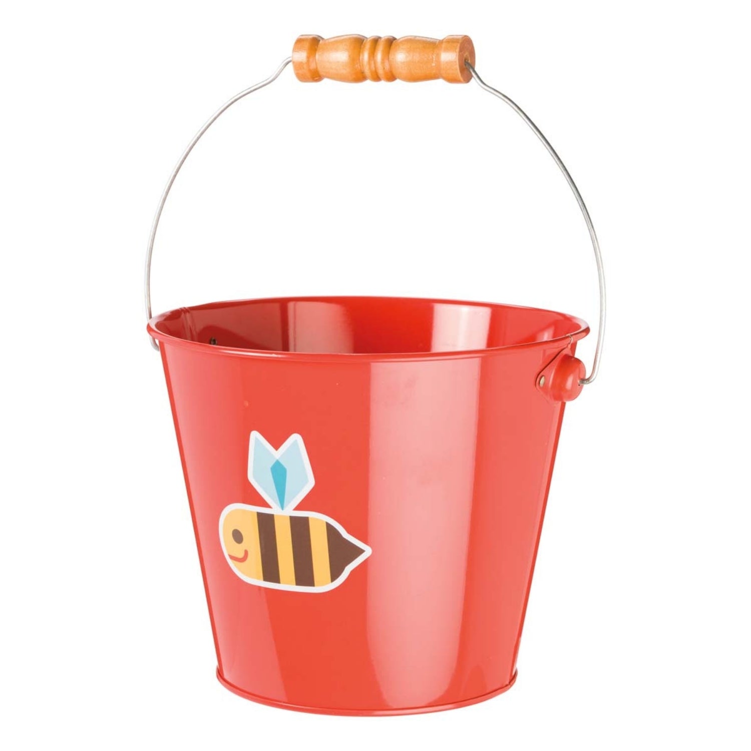 Beetle & Bee Garden Kids Bucket - Red