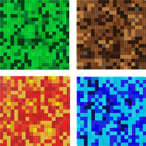 Slab Dream Lab 4-Pack Mosaic Solids Baseplate