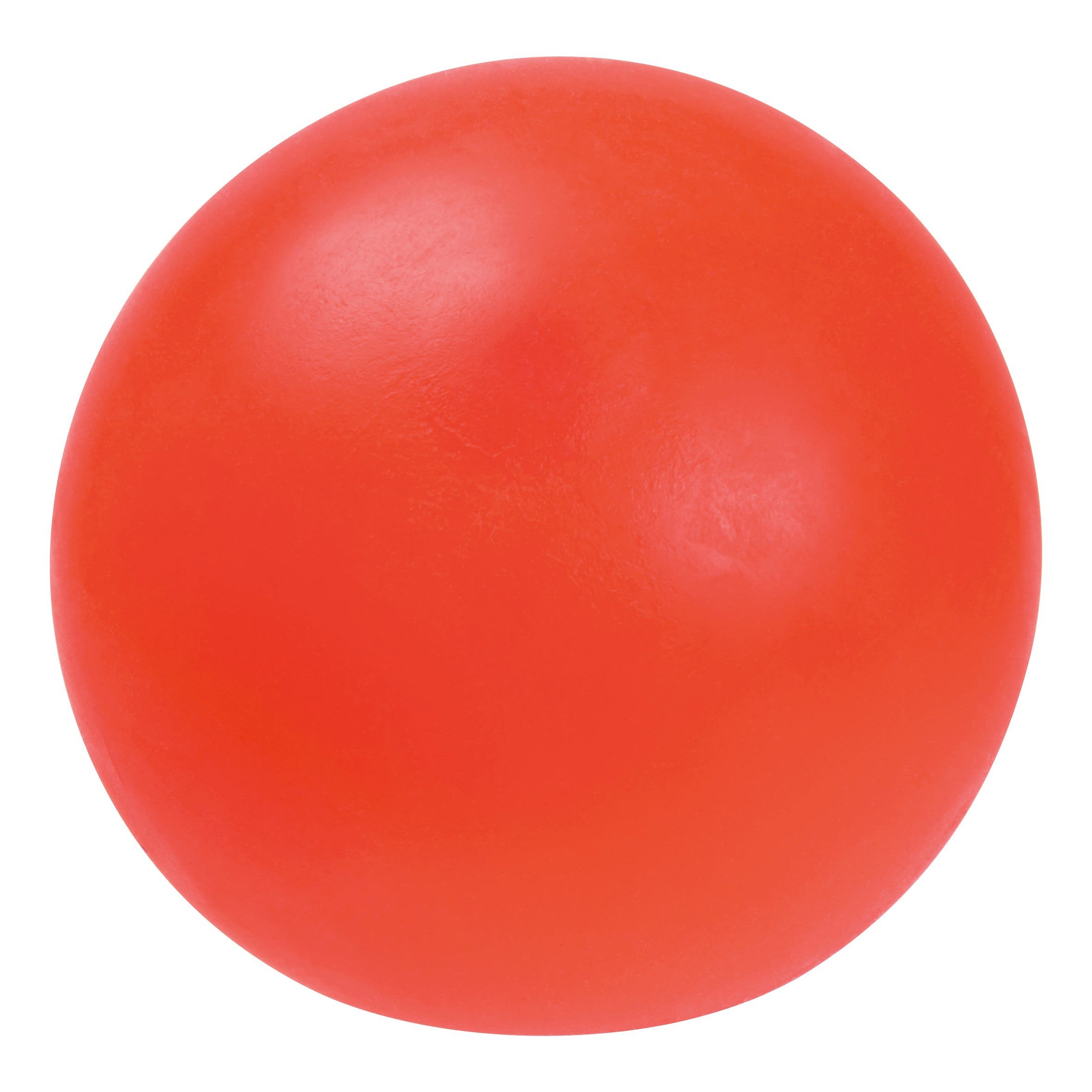 The Toysmith Squishy Rebound Ball, a solid red rubber ball with a matte finish from Toysmith, is displayed against a white background—perfect as an active toy for kids.