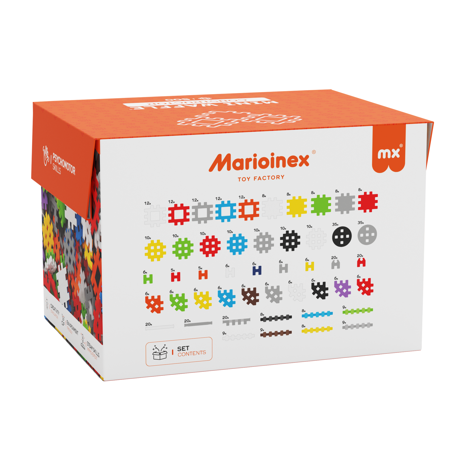 Marioinex Mini Waffle Constructor 500 PCS