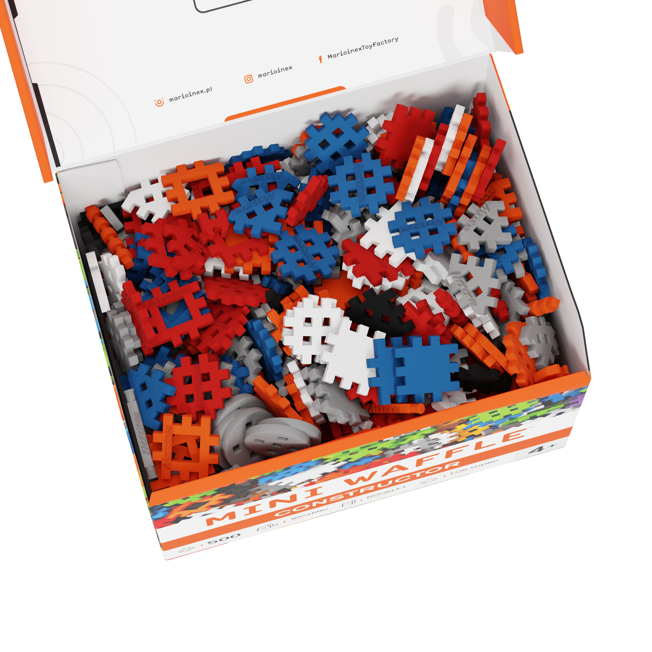 Marioinex Mini Waffle Constructor 500 PCS