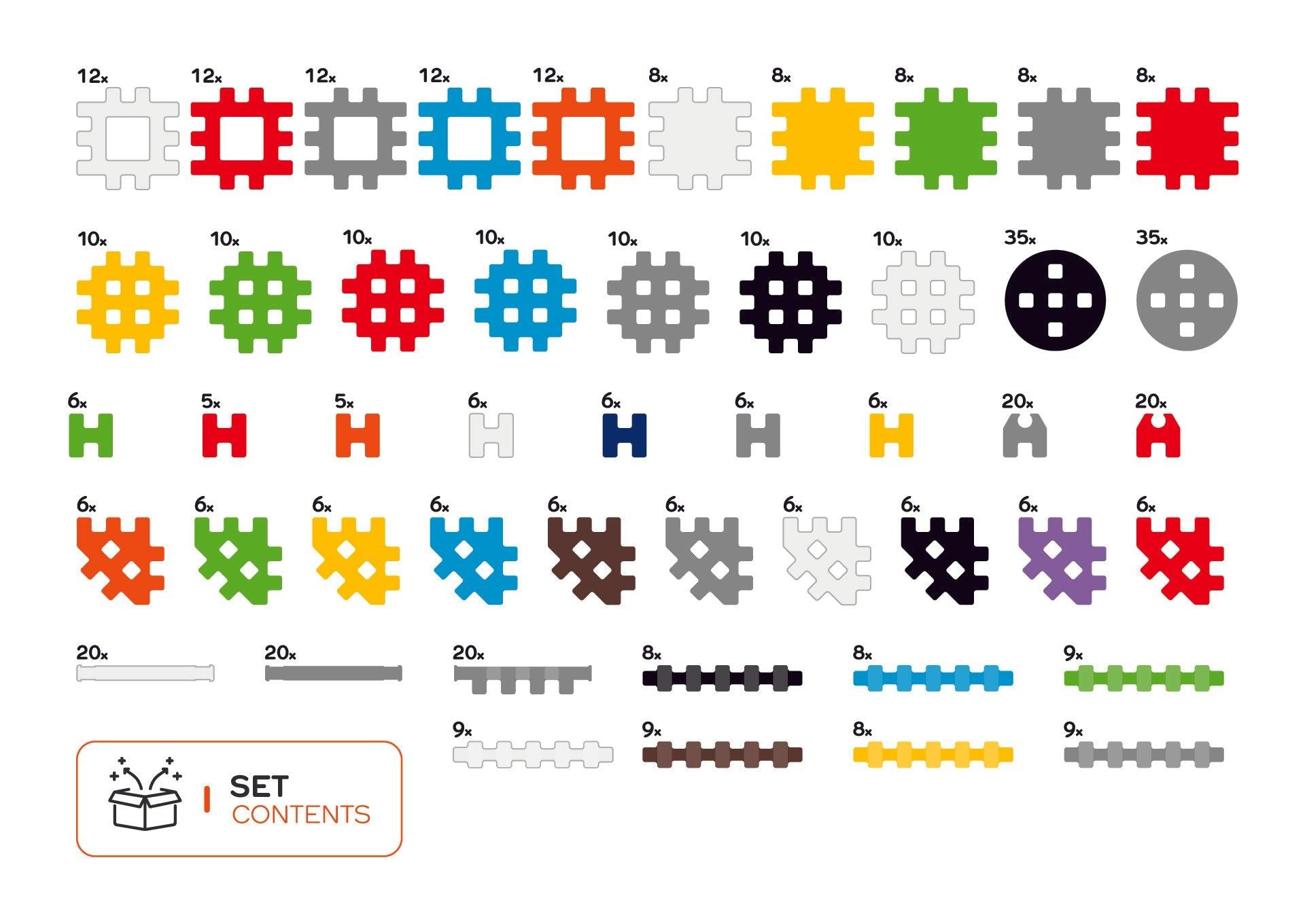 Marioinex Mini Waffle Constructor 500 PCS
