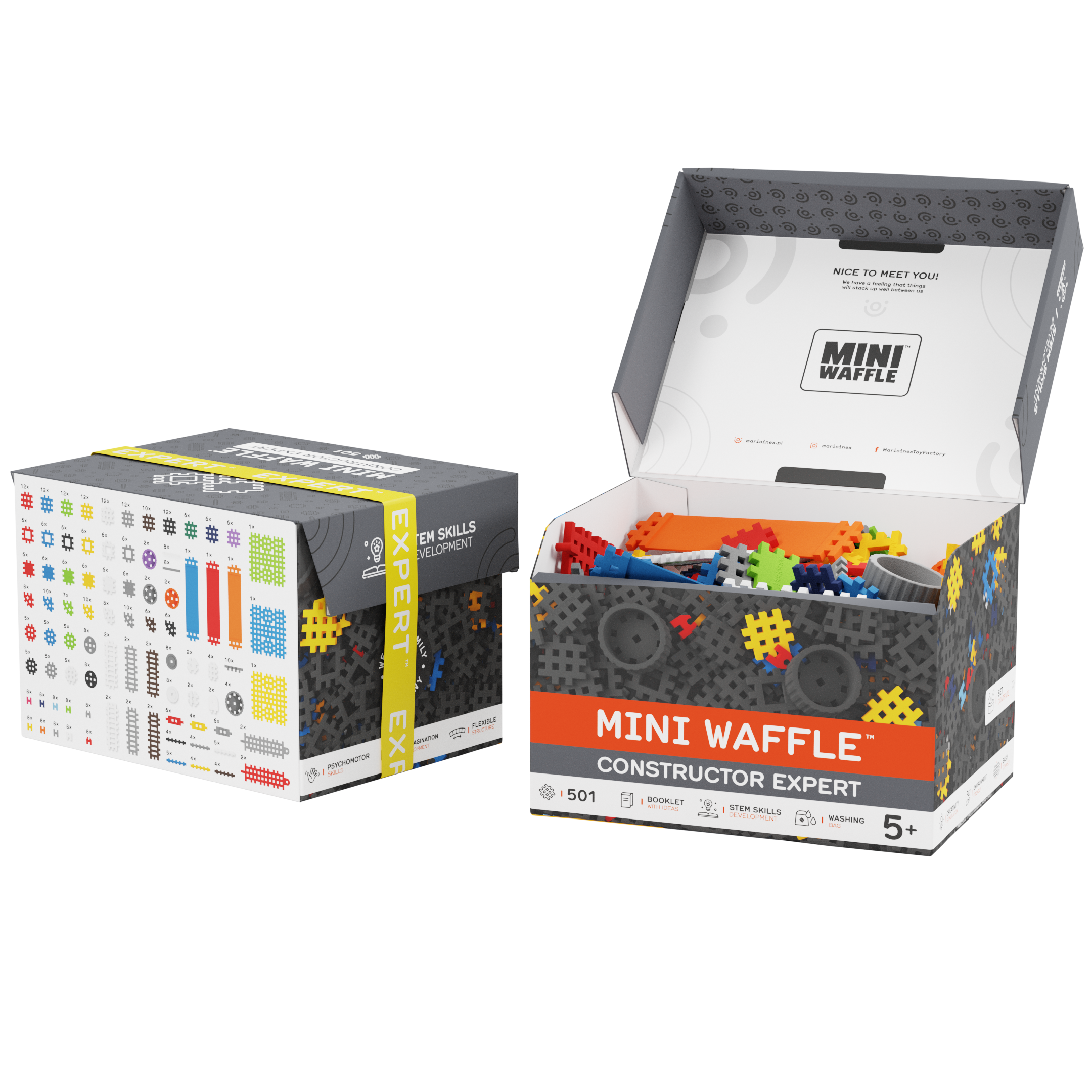 Marioinex Mini Waffle Constructor Expert 501 PCS