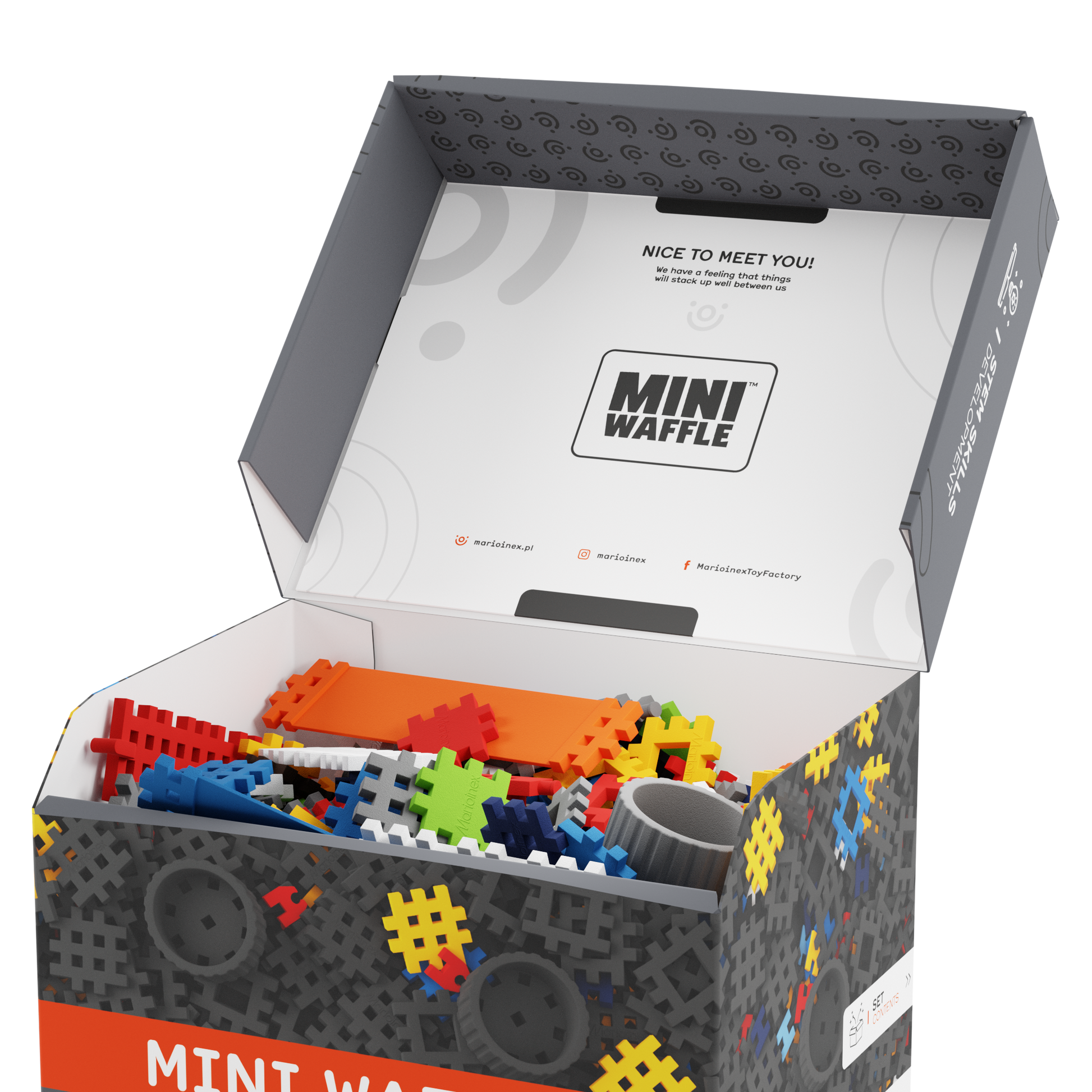Marioinex Mini Waffle Constructor Expert 501 PCS