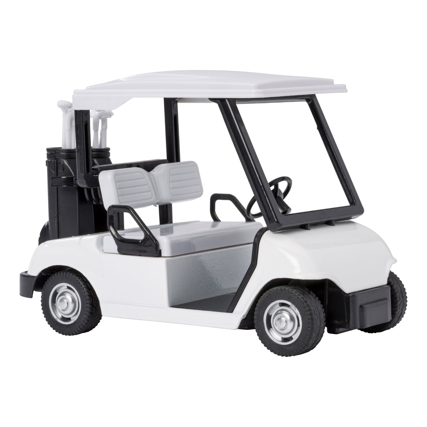 Rollin' Pull-Back Golf Cart - White