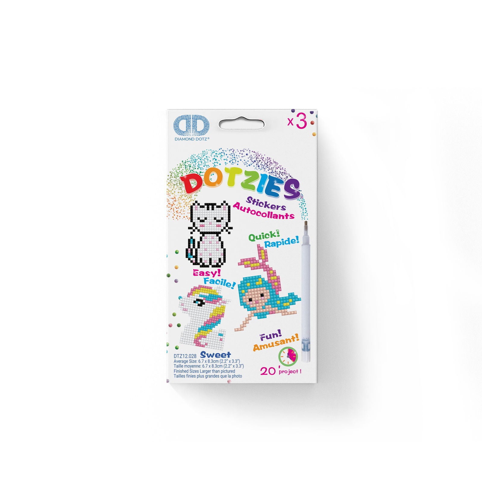 Diamond Dotz Dotzies Stickers - Sweet