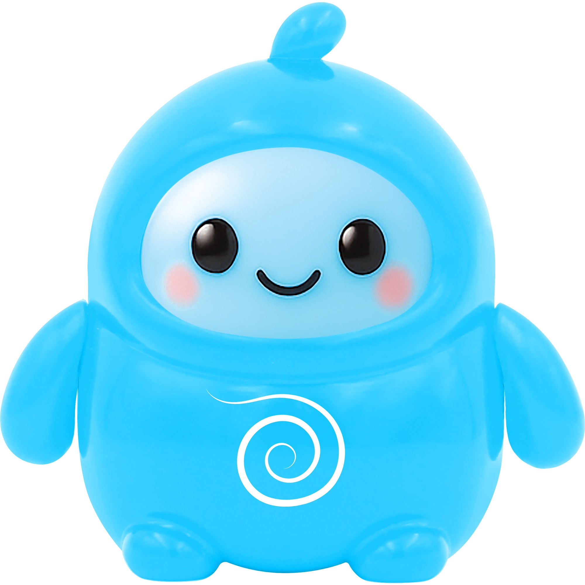 The Lama Tama Series 1 toy features a blue collectible character with a white swirl design, perfect for fans of surprises in blind packaging.