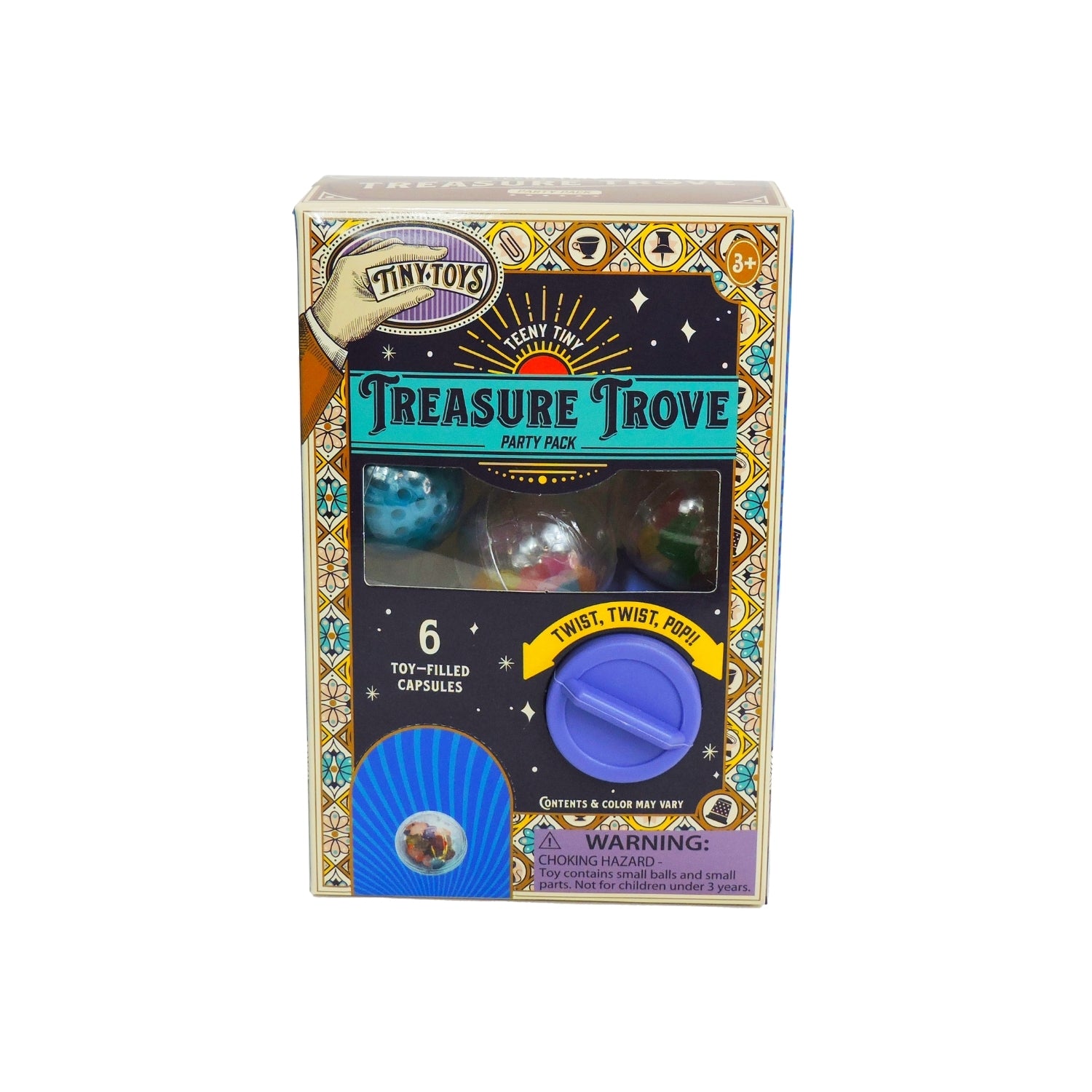 Box of Tiny Toys Treasure Trove Party Pack on a white background
