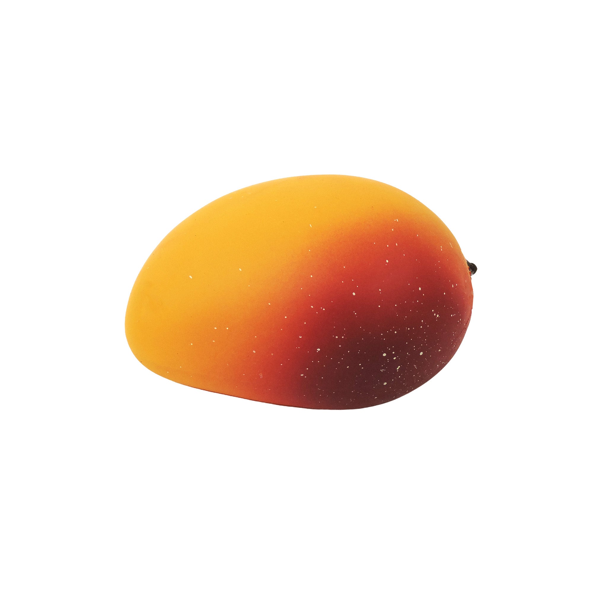 The Farm Fresh Squishy Fruit by Farm Fresh is a realistic mango toy with a gradient yellow-orange to red skin, displayed against a plain white background.