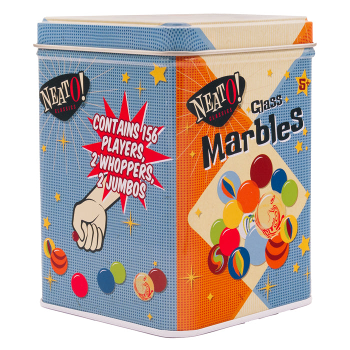 Neato! Marbles In Tin Box