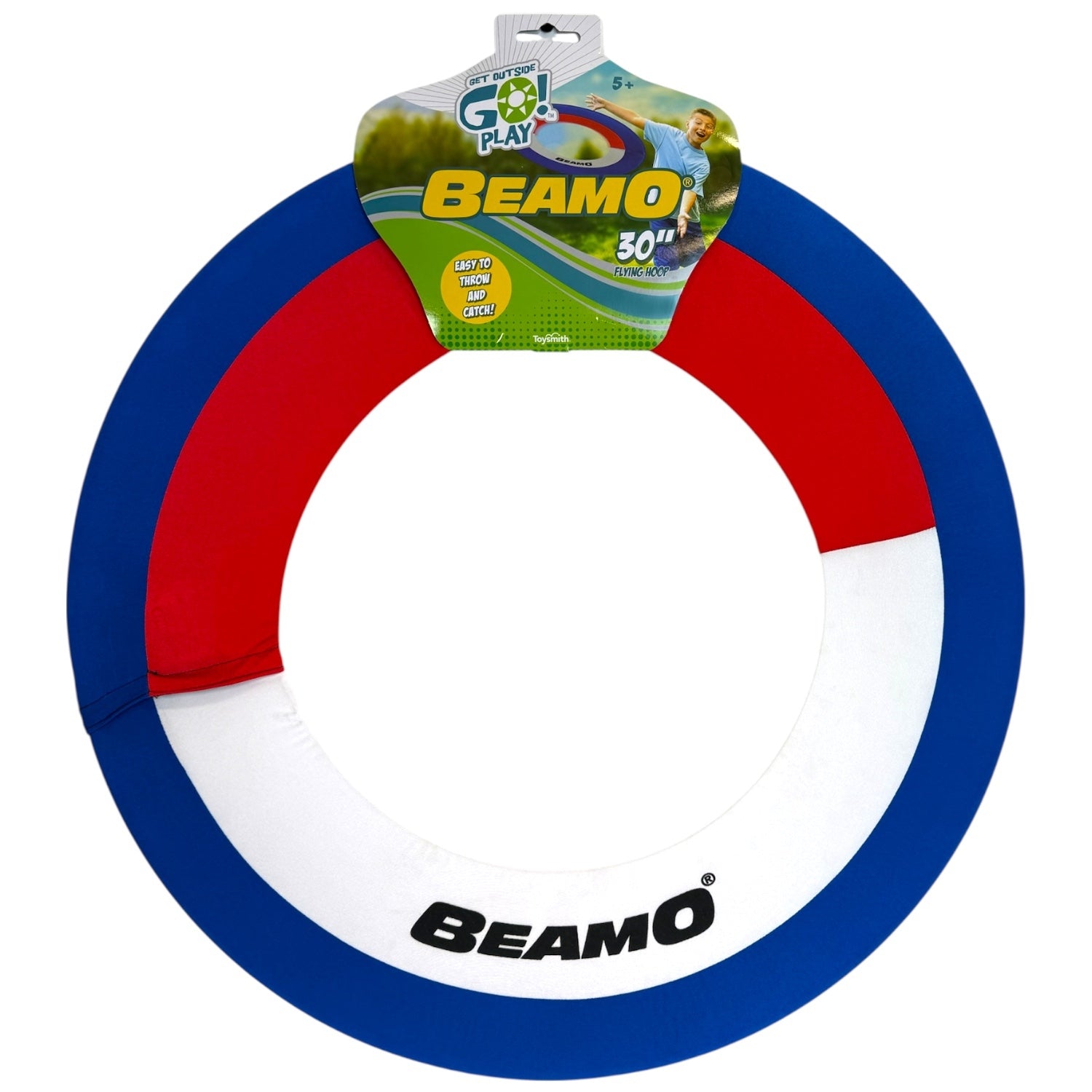 Get Outside Go! 30in Beamo Flying Disc - Red, White, Blue