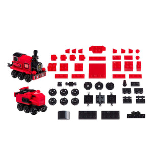 Toysmith Holiday Building Blocks Train Set