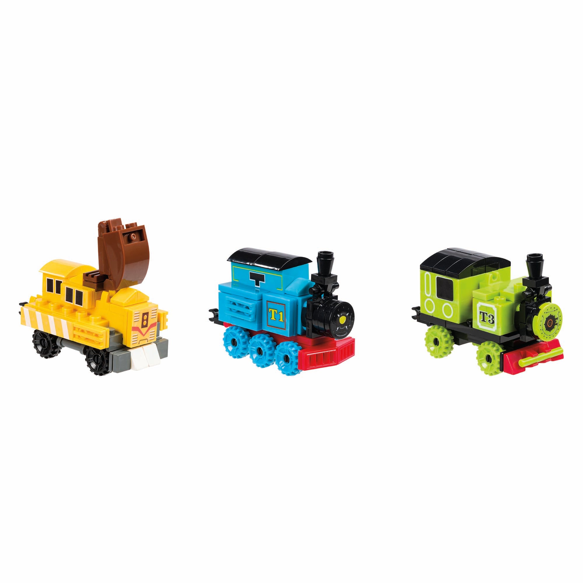 Toysmith Holiday Building Blocks Train Set