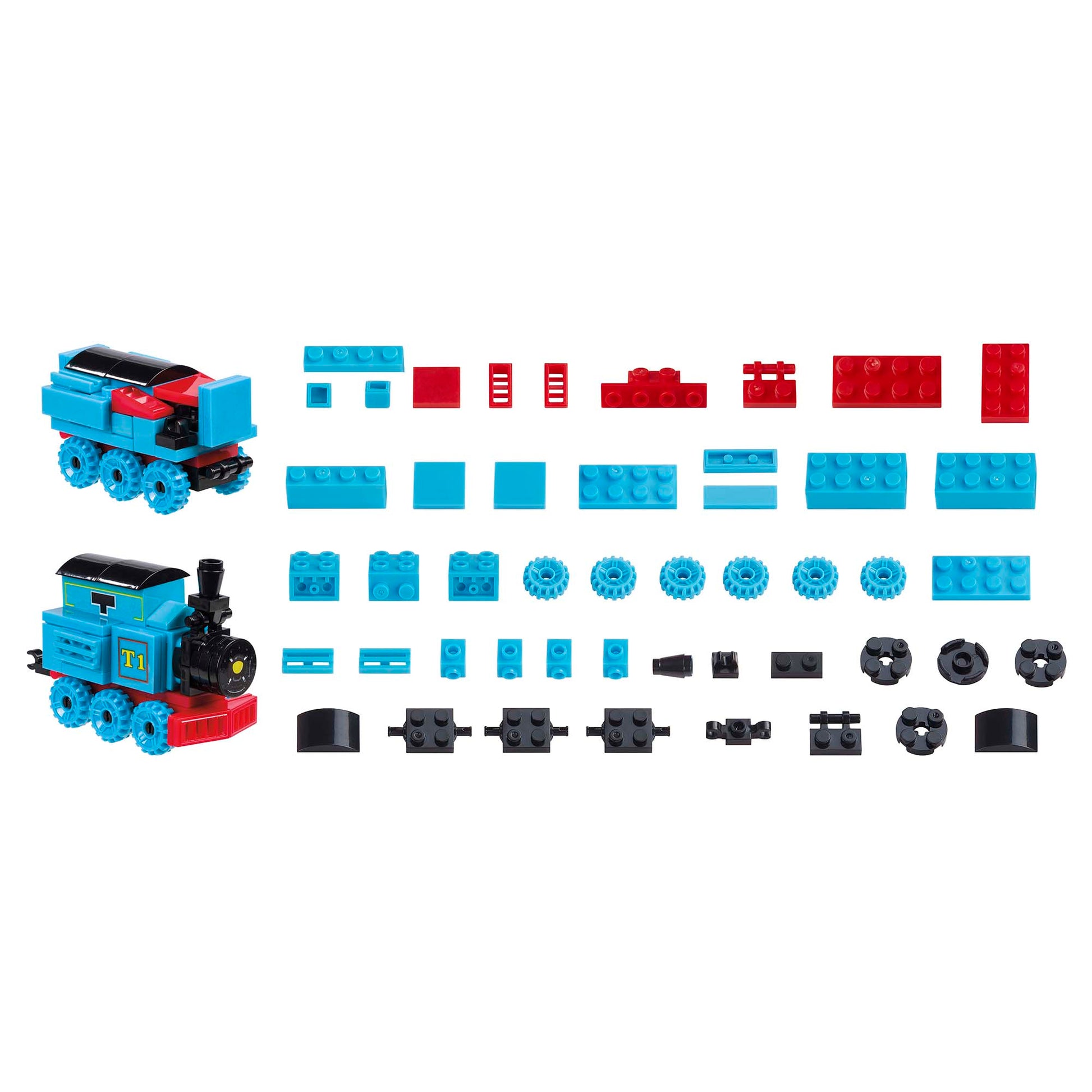 Toysmith Holiday Building Blocks Train Set