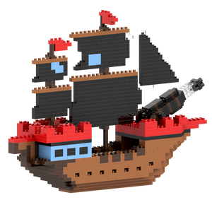 Large Gift Box Pirate Ship