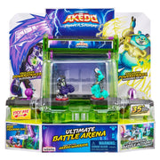 Akedo Power Storm toy set packaging with figures and arena