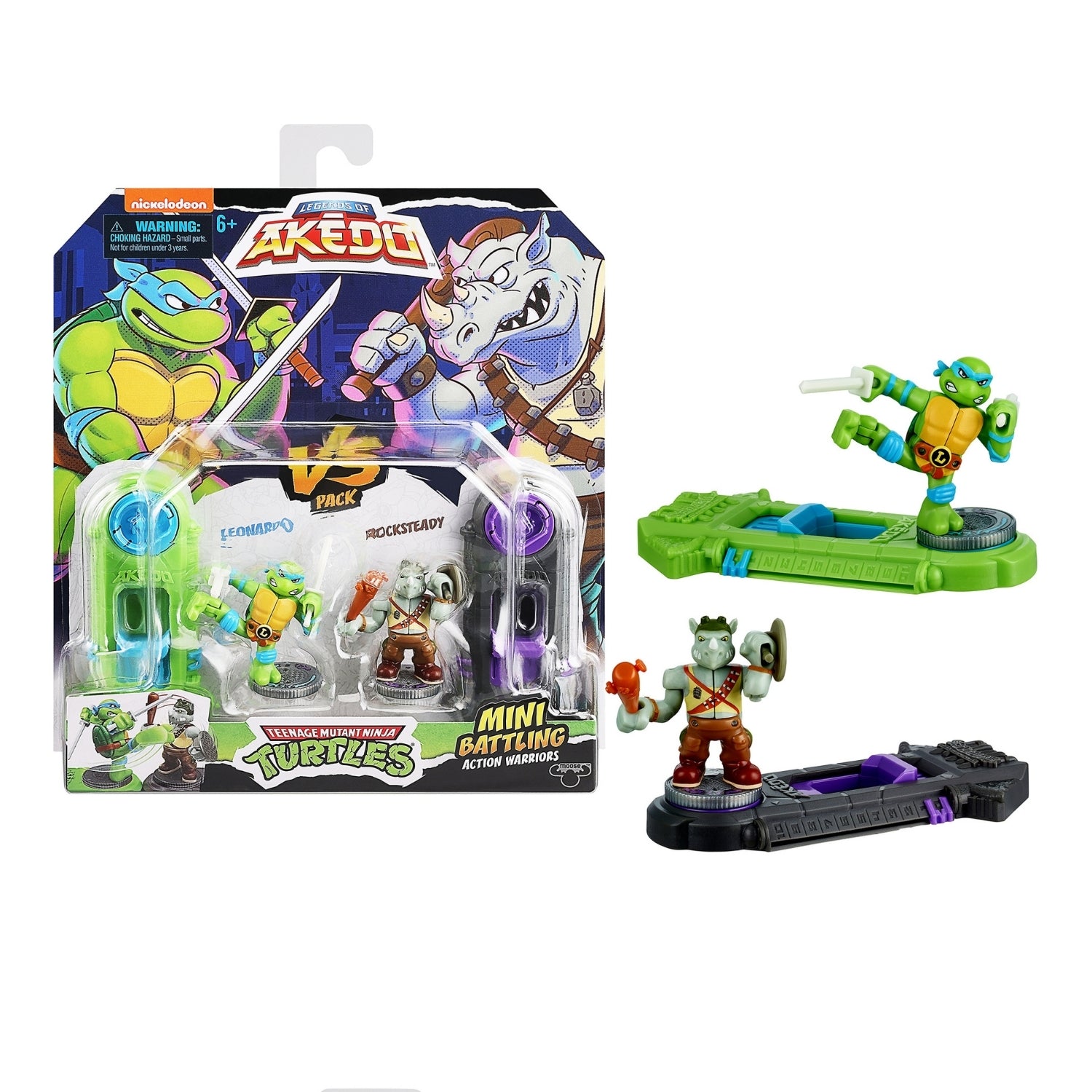 Moose Toys Akedo TMNT VS. Pack - Leonardo
