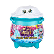 Toy container with a lid featuring 'Magic Mixies' branding on a white background