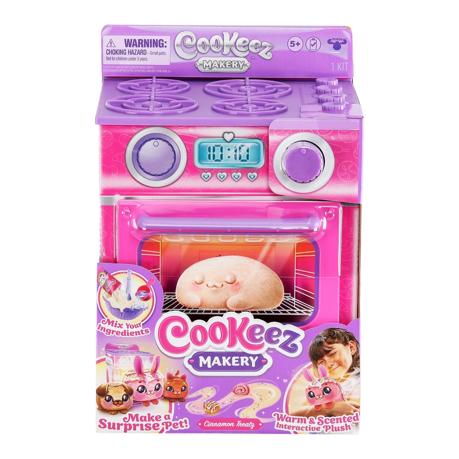 Moose Toys Cookeez Makery Oven Playset - Pink