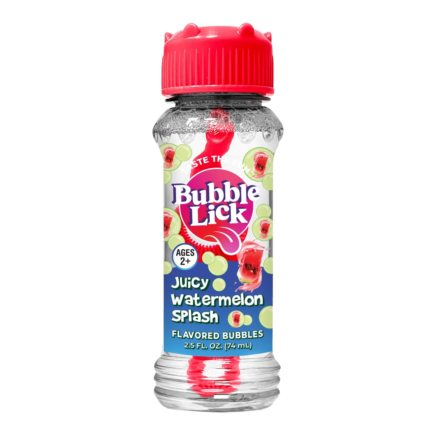 BubbleLick Watermelon Flavored Bubbles You Can Lick
