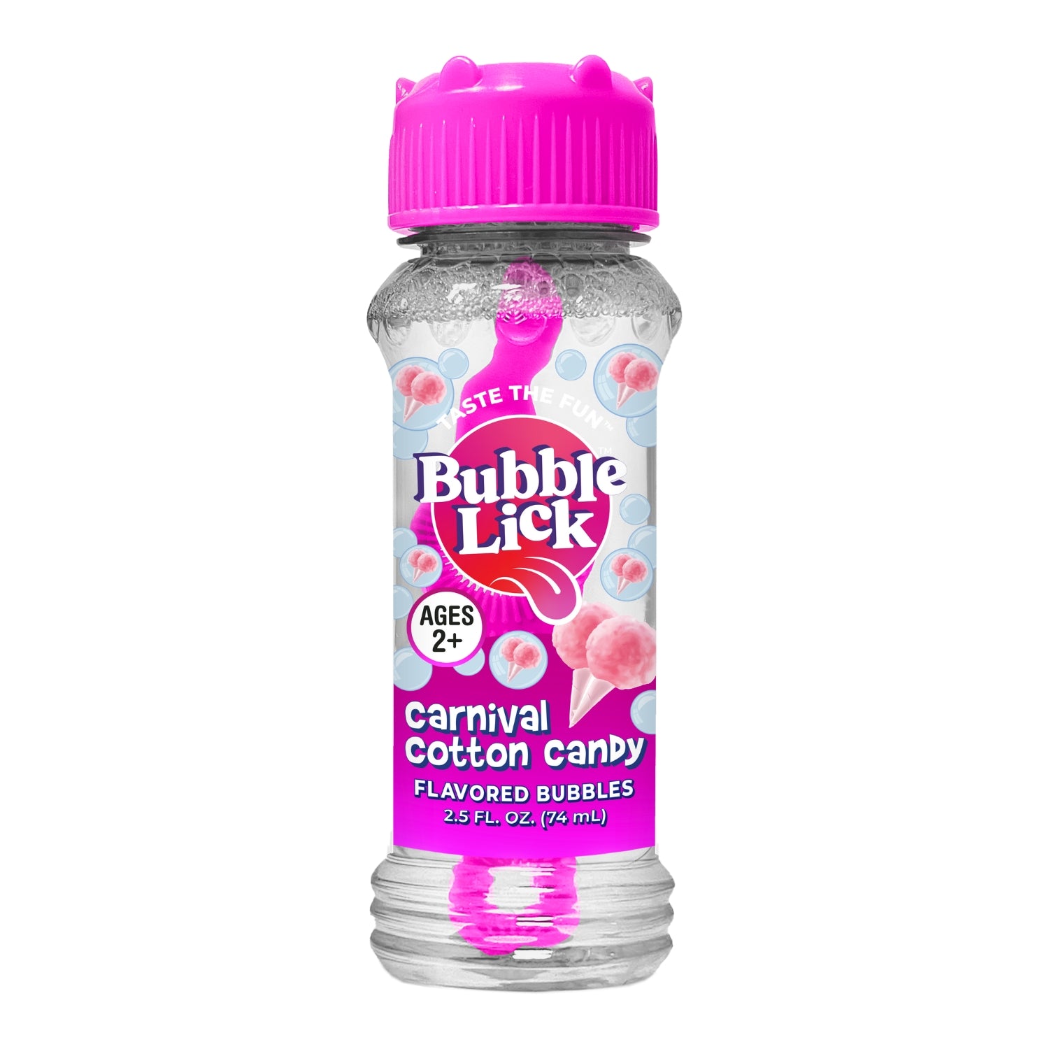 BubbleLick Cotton Candy Flavored Bubbles You Can Lick