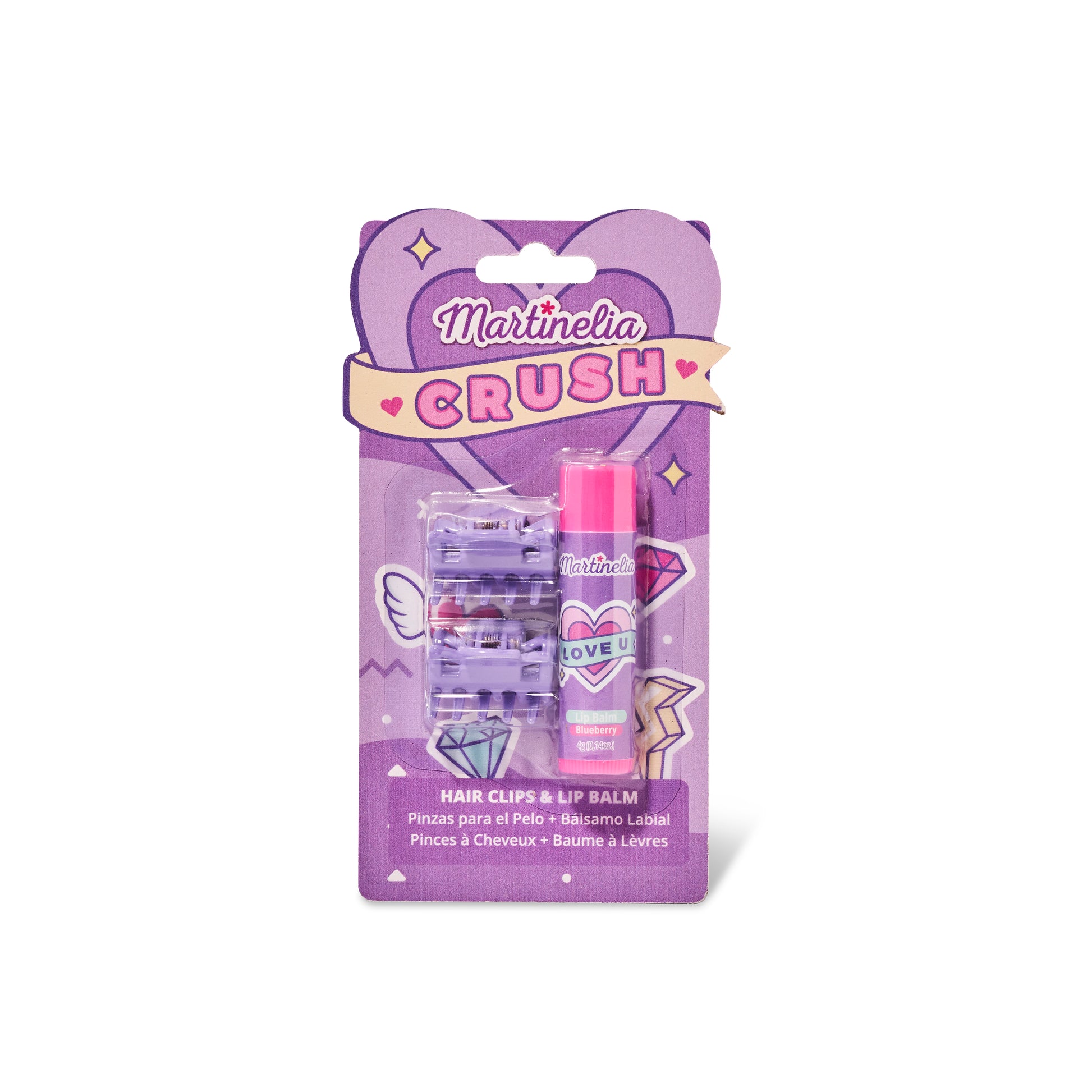 Martinelia Crush Hair Clips & Lip Balm