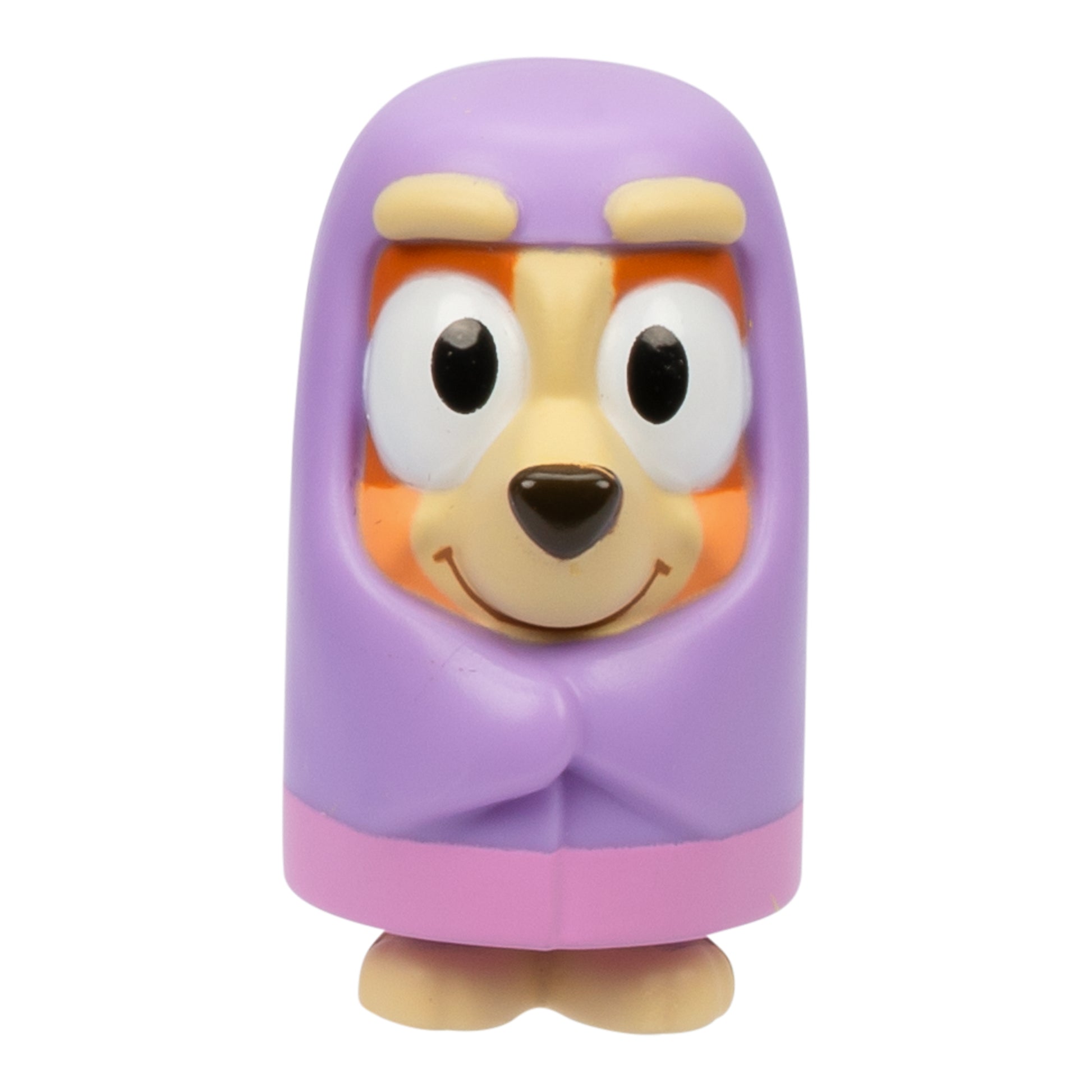 Bingo wrapped in a blanket figurine