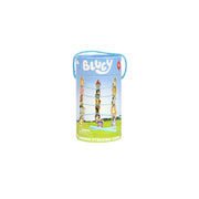 Bluey wooden stocking stuffer game packaging on a white background