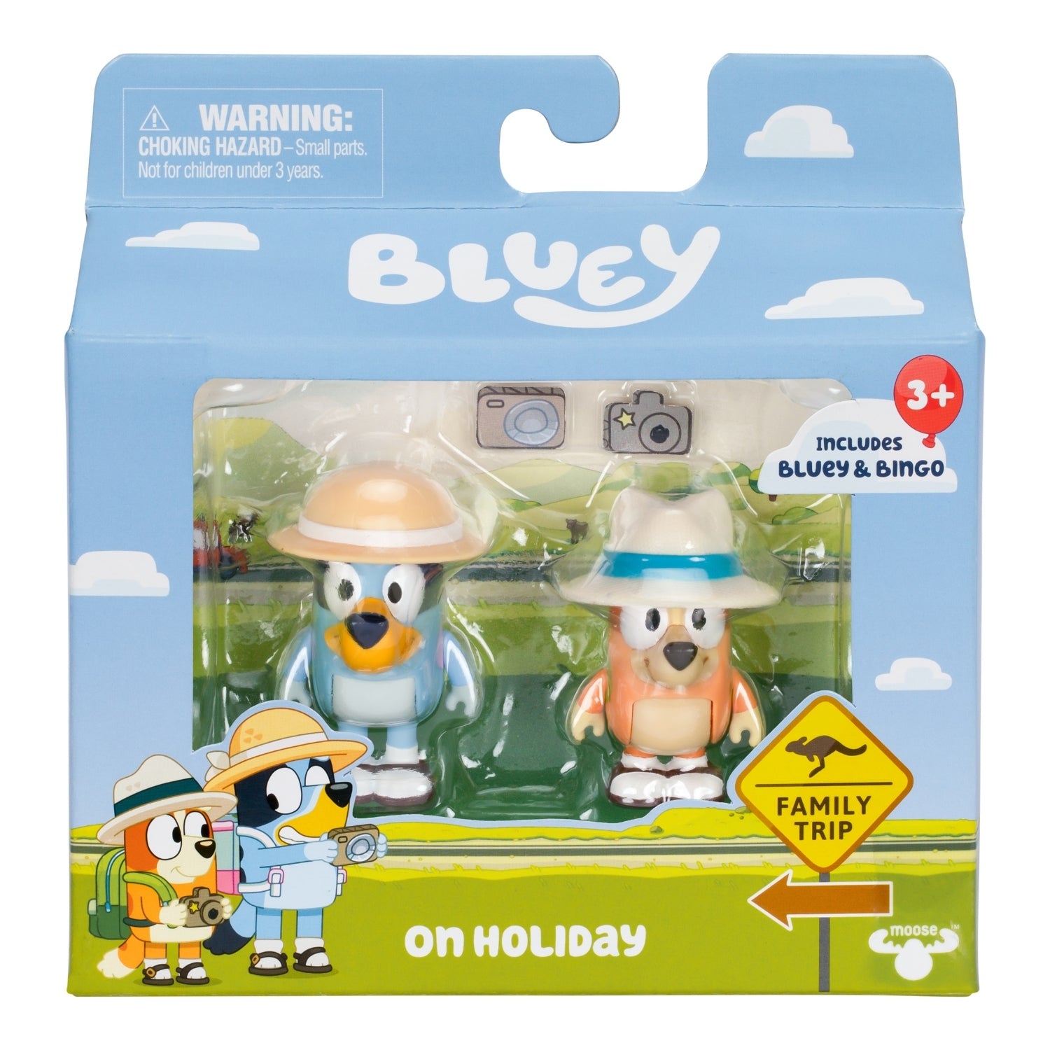 Bluey Figurine Set - On Holiday