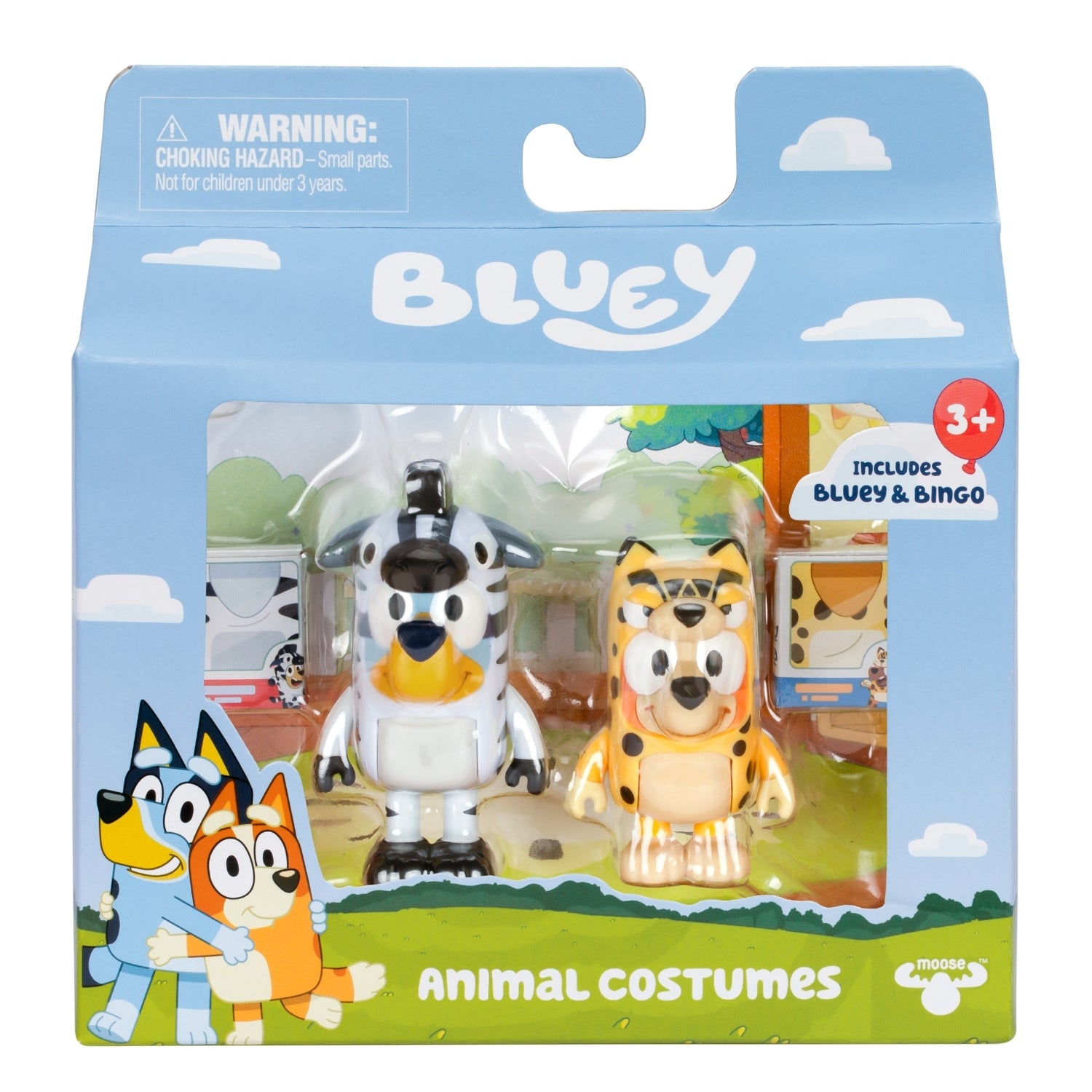 Bluey Figurine Set - Animal Costumes
