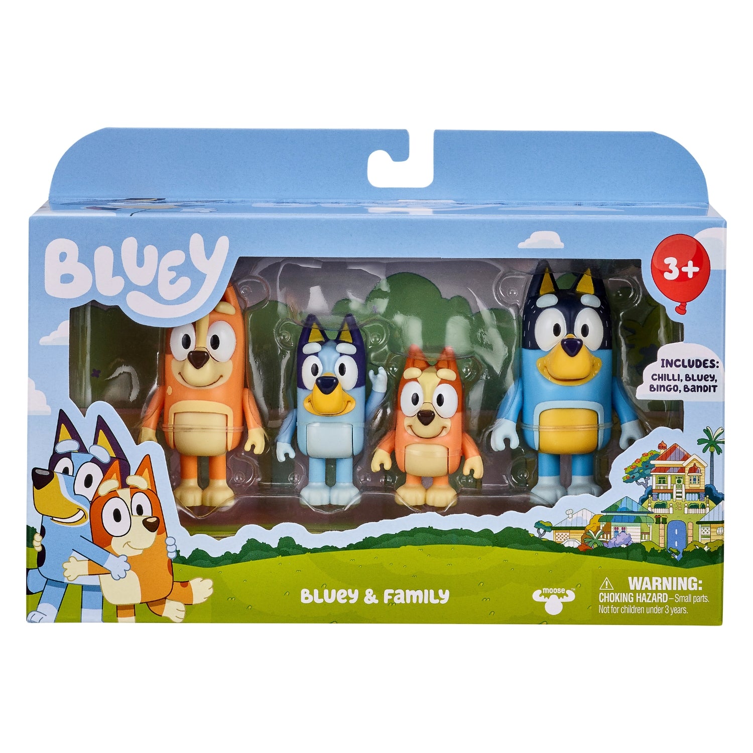 Bluey Figurine Set - 4 Pack
