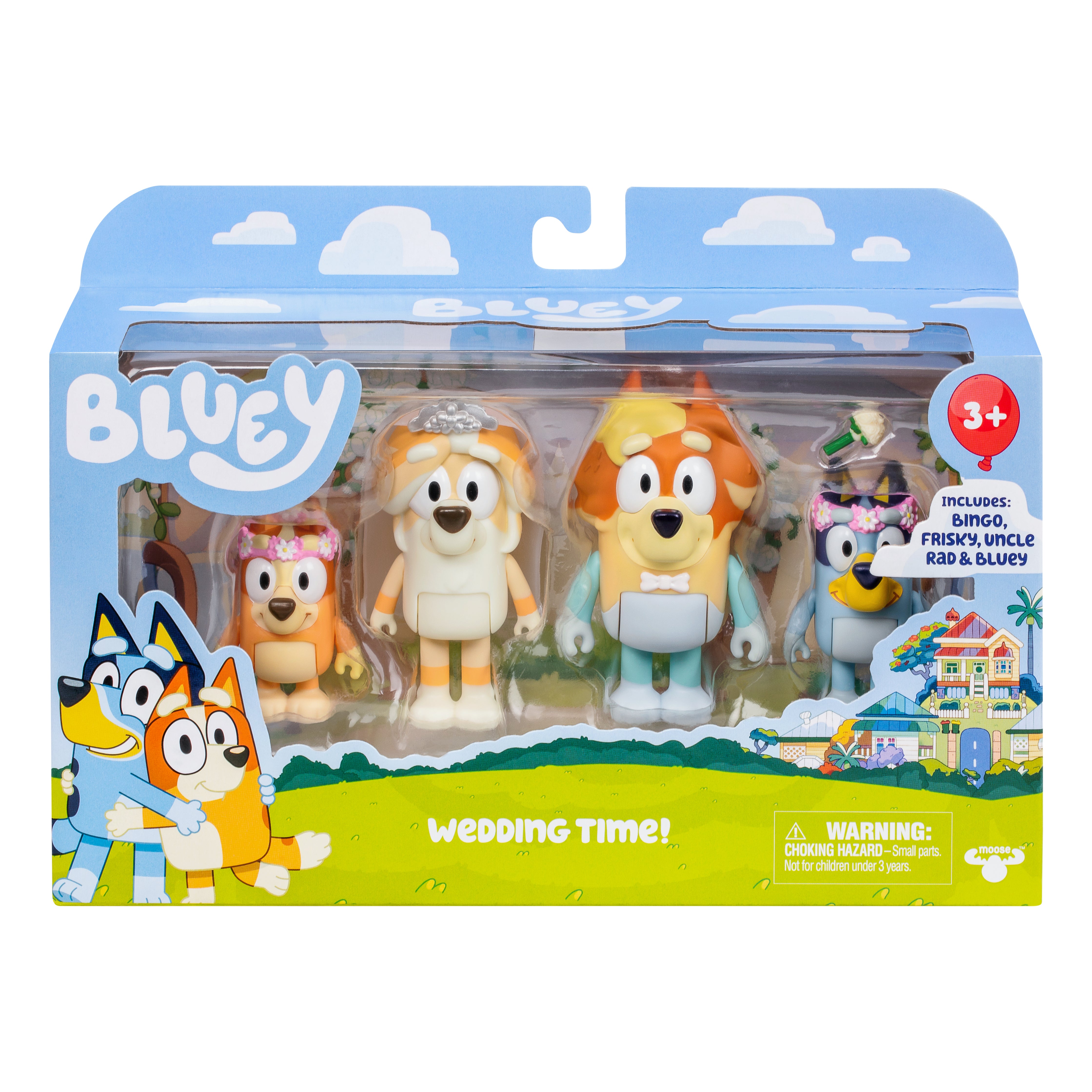 Bluey Figurine Set - 4 Pack