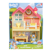 Toy house packaging with 'Bluey' branding and colorful design
