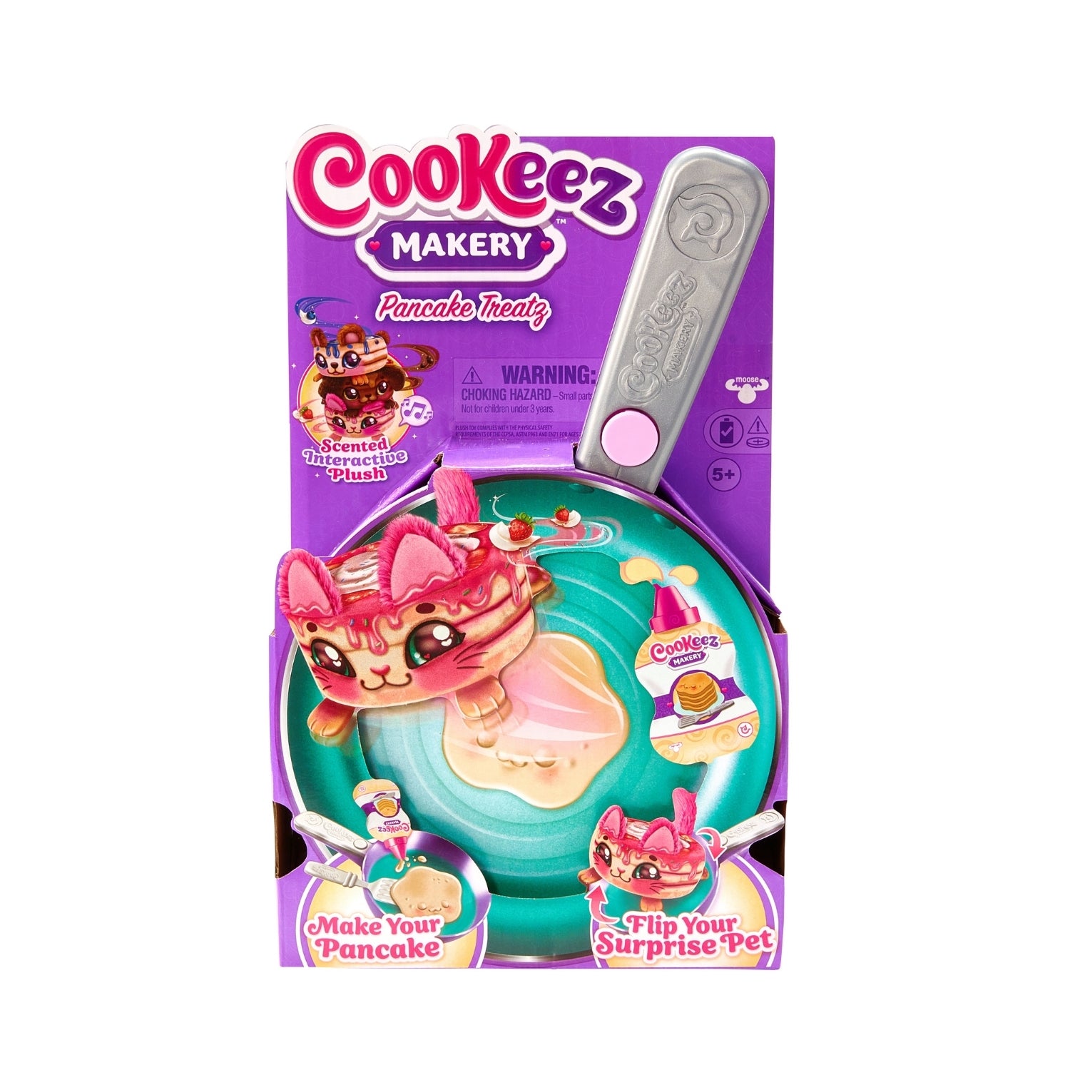 CooKeez Makery toy packaging with a pink character on a white background