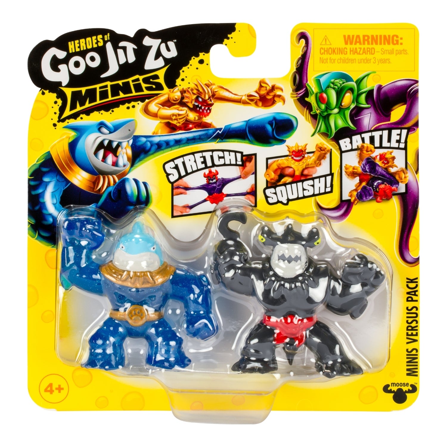 Goo Jin Zu Minis figures in packaging with colorful design